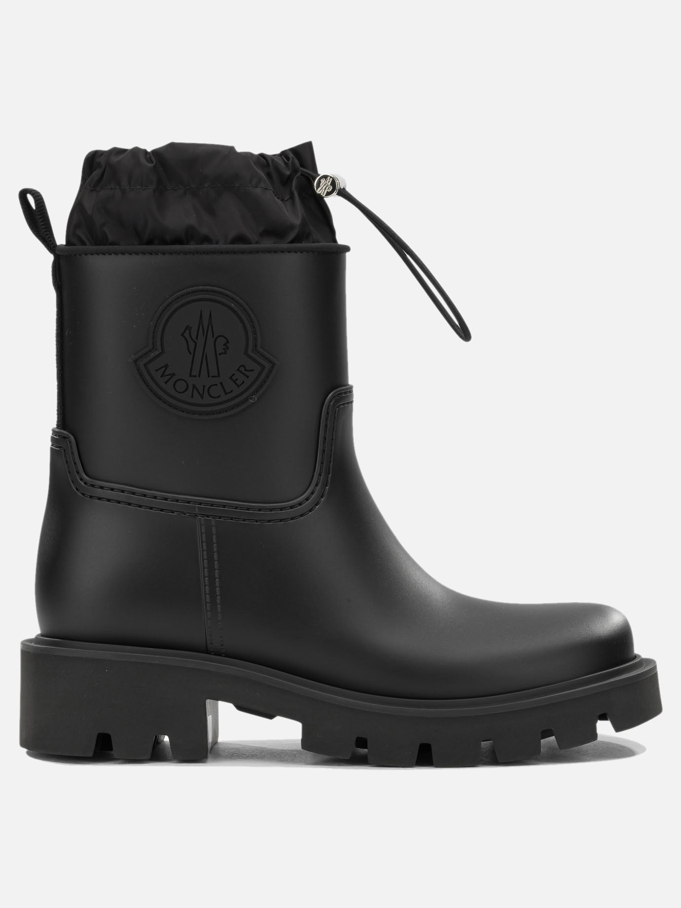 Stivaletti da pioggia 100% polyvinylchloride -100% polyvinylchloride  Nero - Moncler Donna | PDP | VIETTI Online Store | Zoom-Modal
