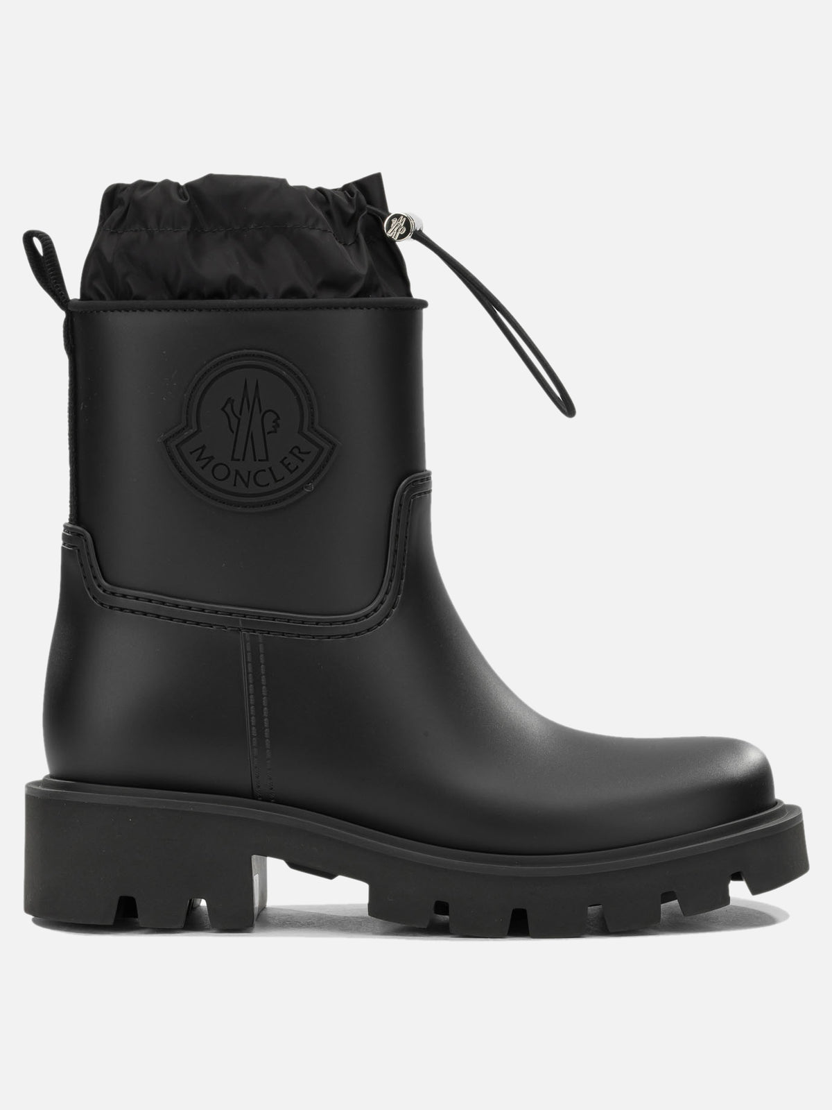 Moncler "Kickstream" Rain Boots Black