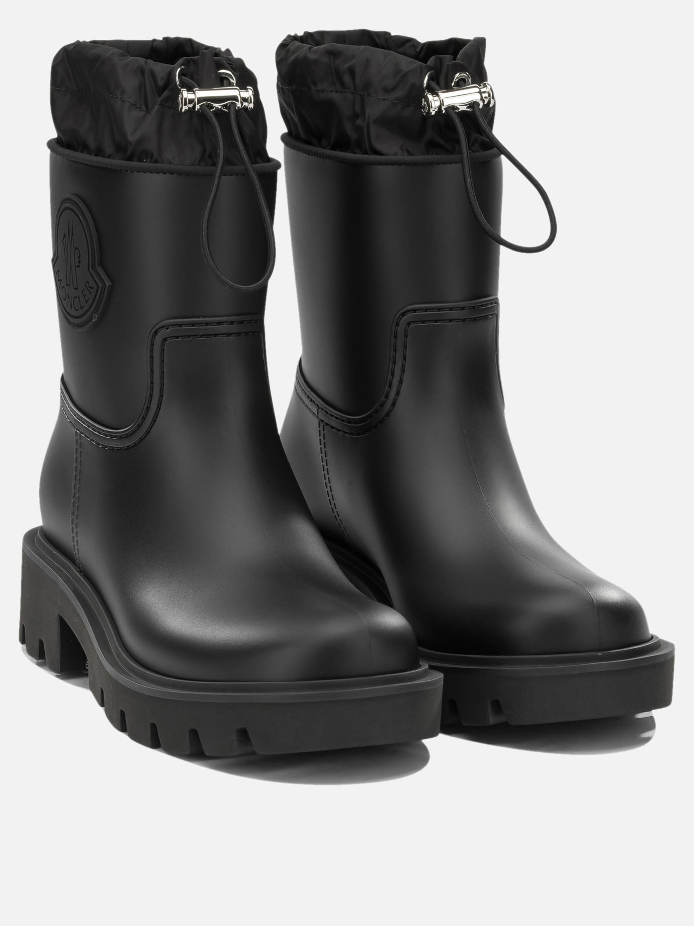 Stivaletti da pioggia 100% polyvinylchloride -100% polyvinylchloride  Nero - Moncler Donna | PDP | VIETTI Online Store | Zoom-Modal_2
