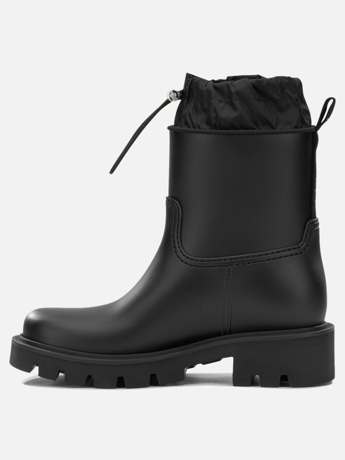 Moncler "Kickstream" Rain Boots Black