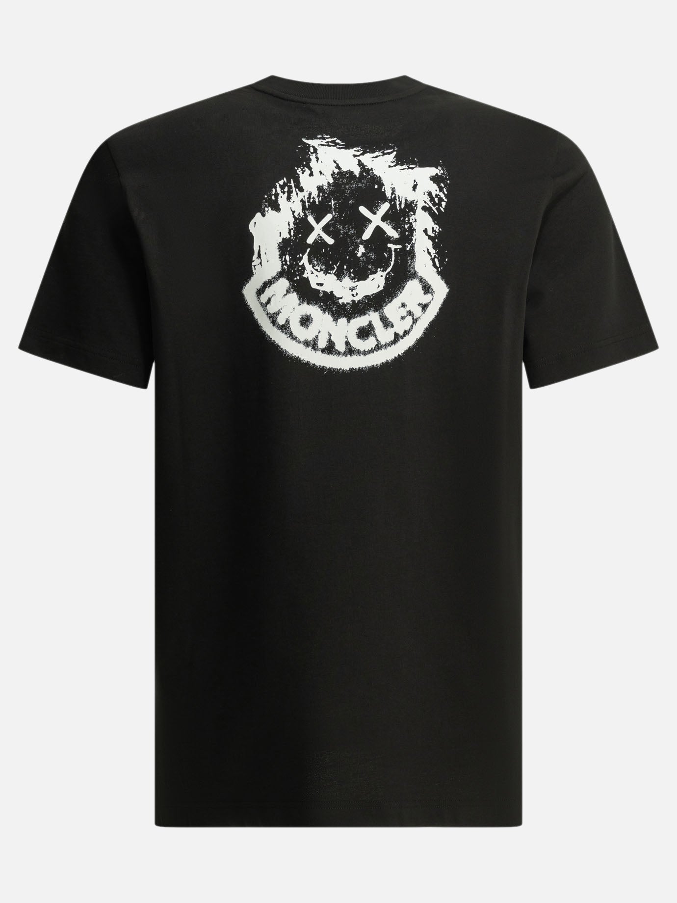 Crewneck t-shirts Logo  Black - Moncler Men | PDP | VIETTI Online Store | thumbnail_2