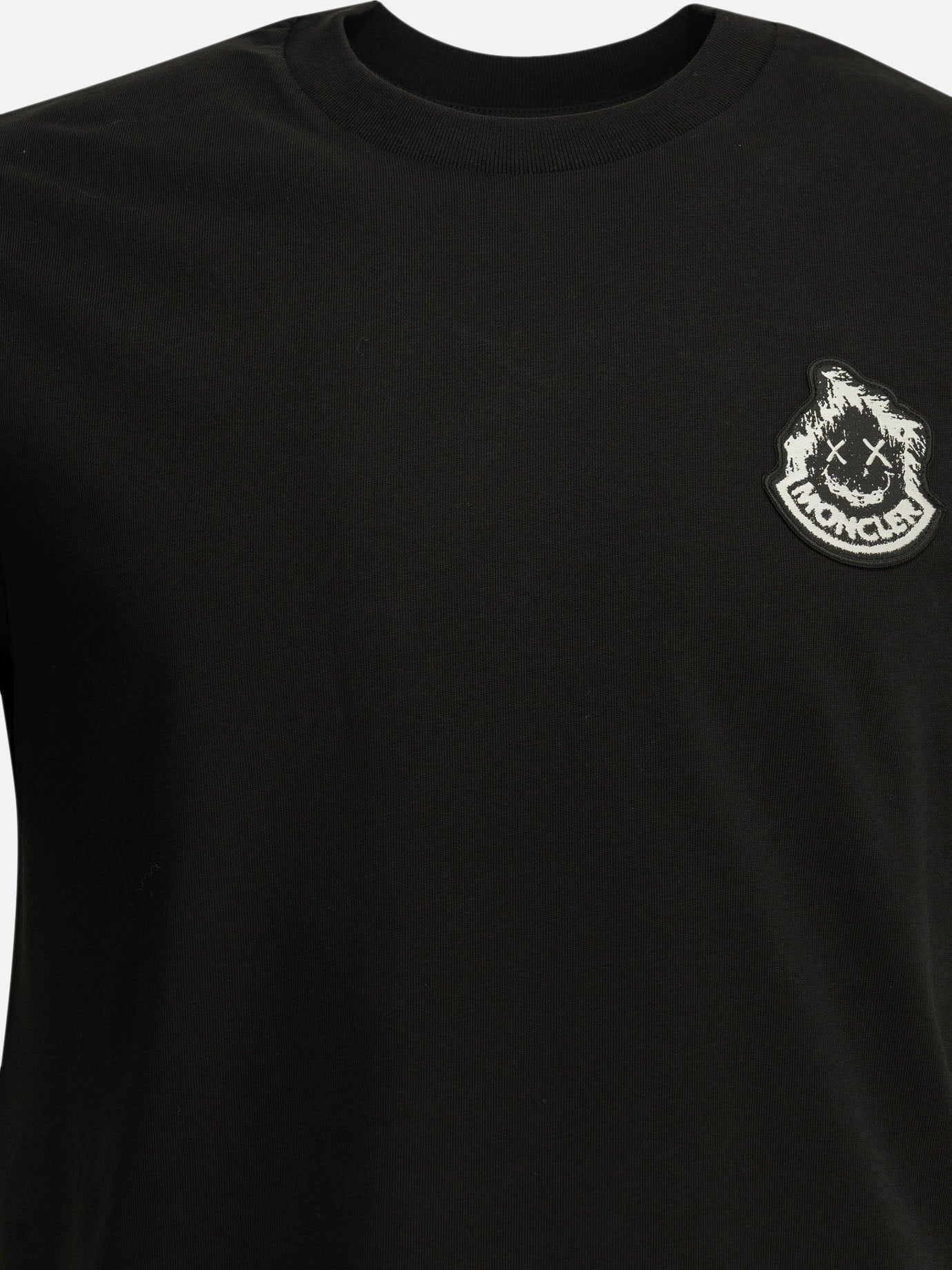 Crewneck t-shirts Logo  Black - Moncler Men | PDP | VIETTI Online Store | Zoom-Modal_3
