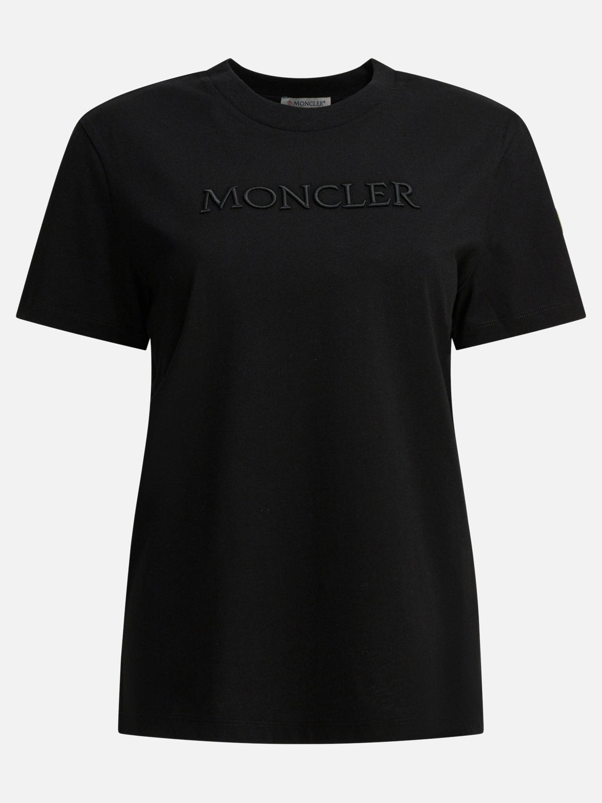 Moncler Crewneck T-shirt with logo Black

