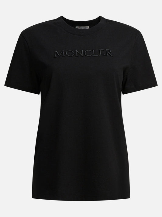 Moncler Crewneck T-shirt with logo Black

