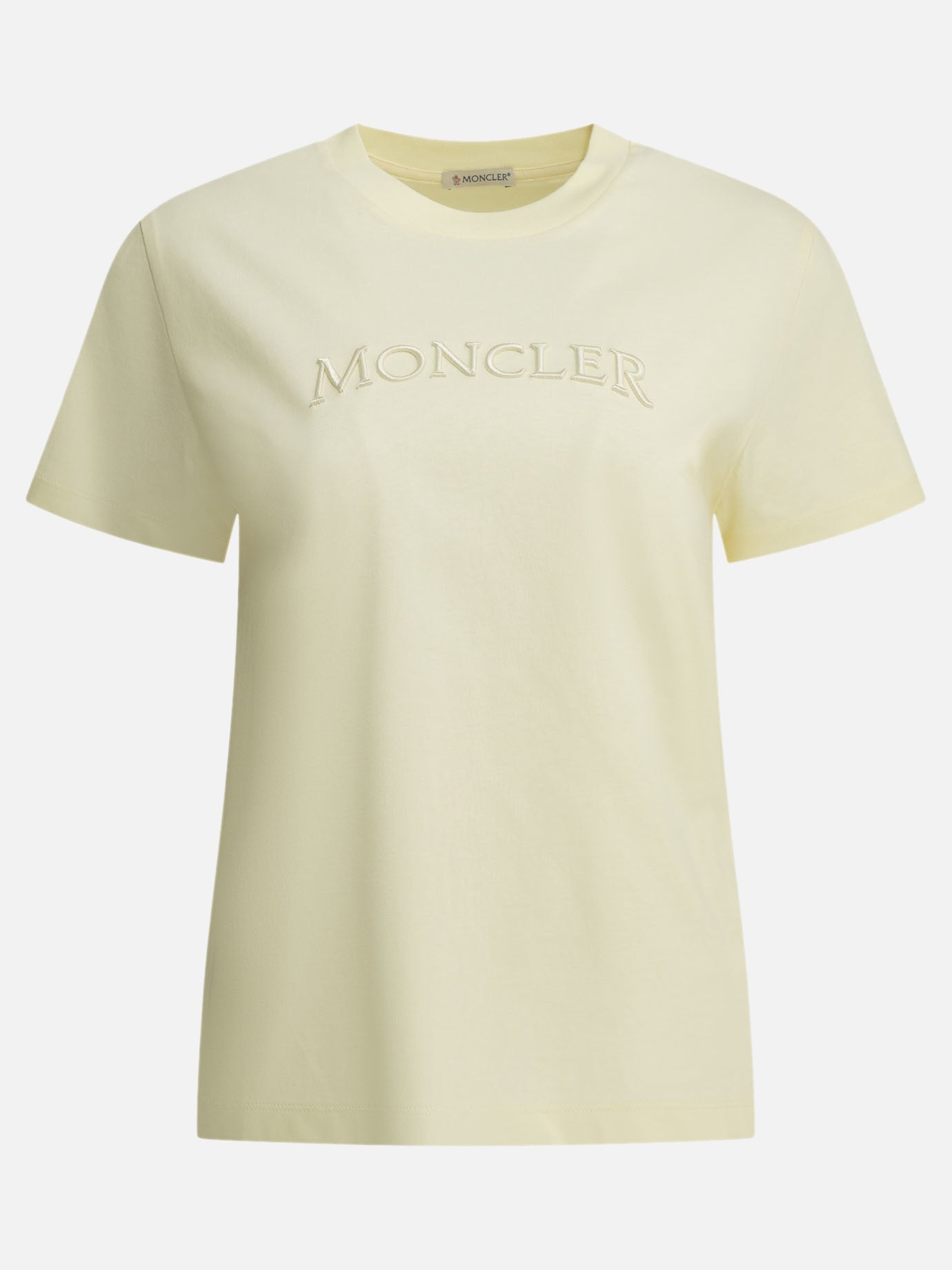 Crewneck t-shirts Logo  White - Moncler Women | PDP | VIETTI Online Store | Zoom-Modal

