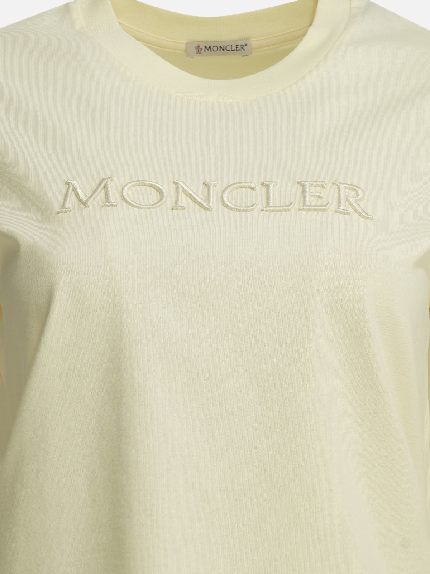 Crewneck t-shirts Logo  White - Moncler Women | PDP | VIETTI Online Store | Zoom-Modal_3
