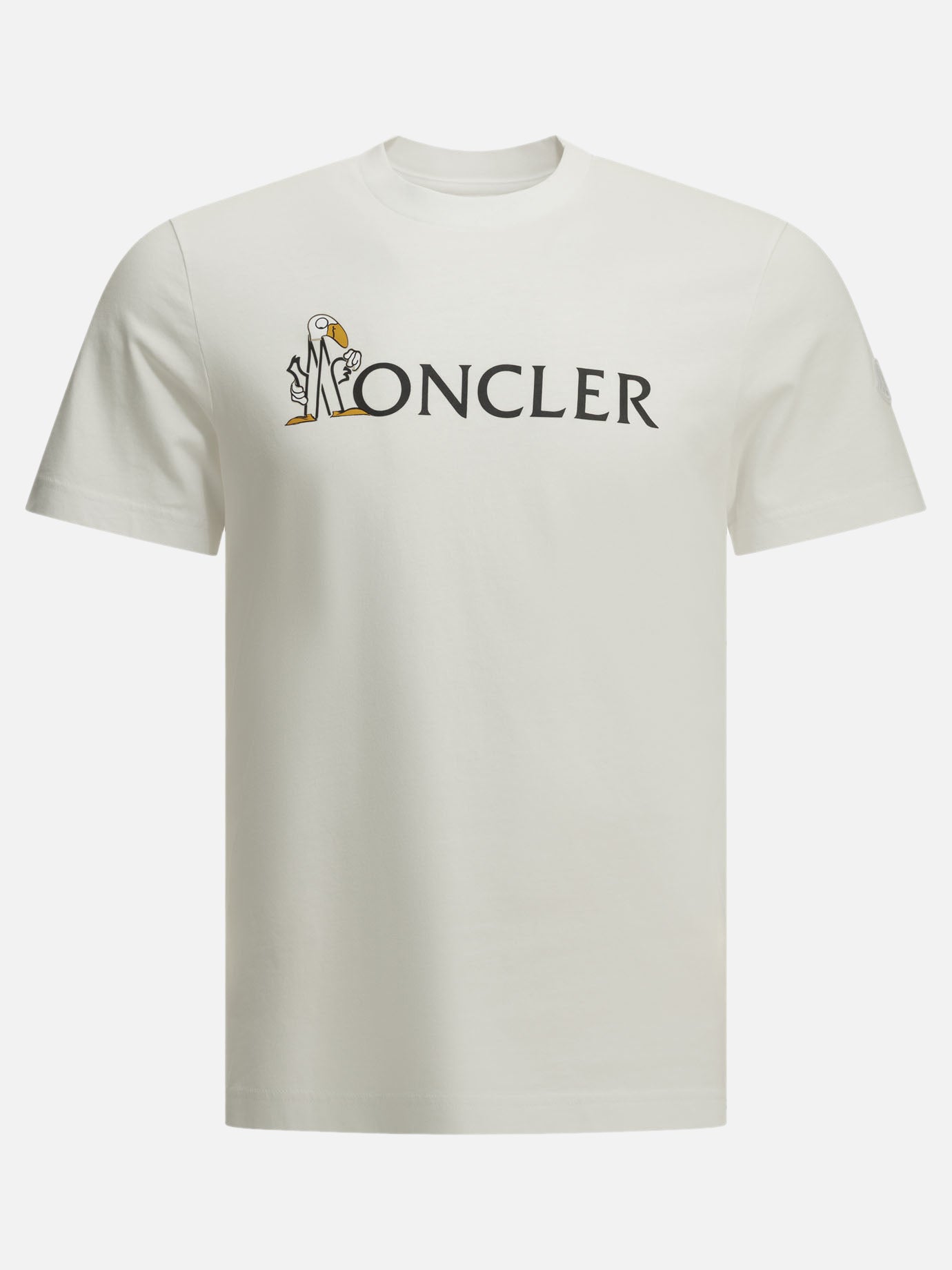 Crewneck t-shirts Logo  White - Moncler Men | PDP | VIETTI Online Store | thumbnail