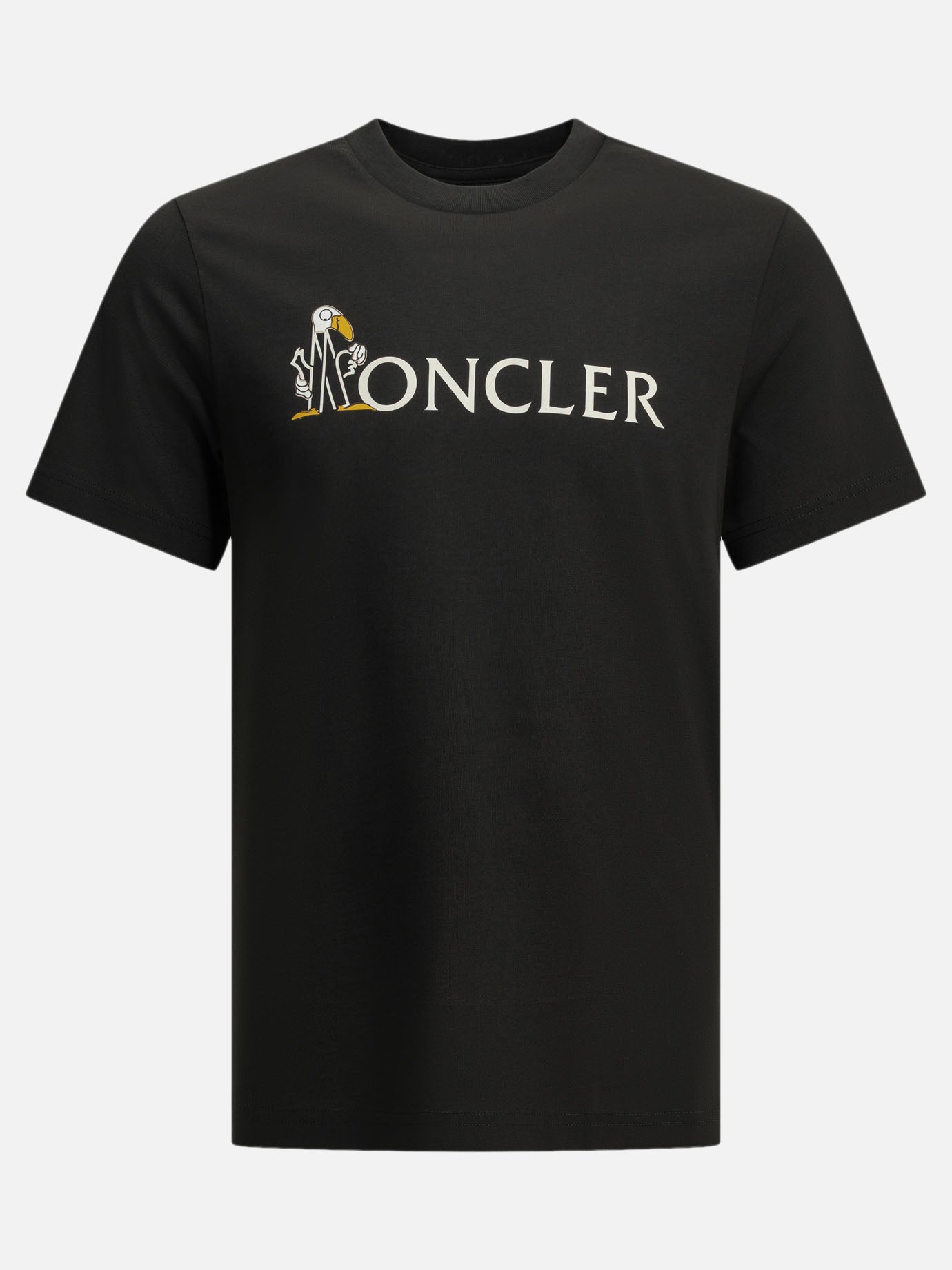 Crewneck t-shirts Logo  Black - Moncler Men | PDP | VIETTI Online Store | Zoom-Modal

