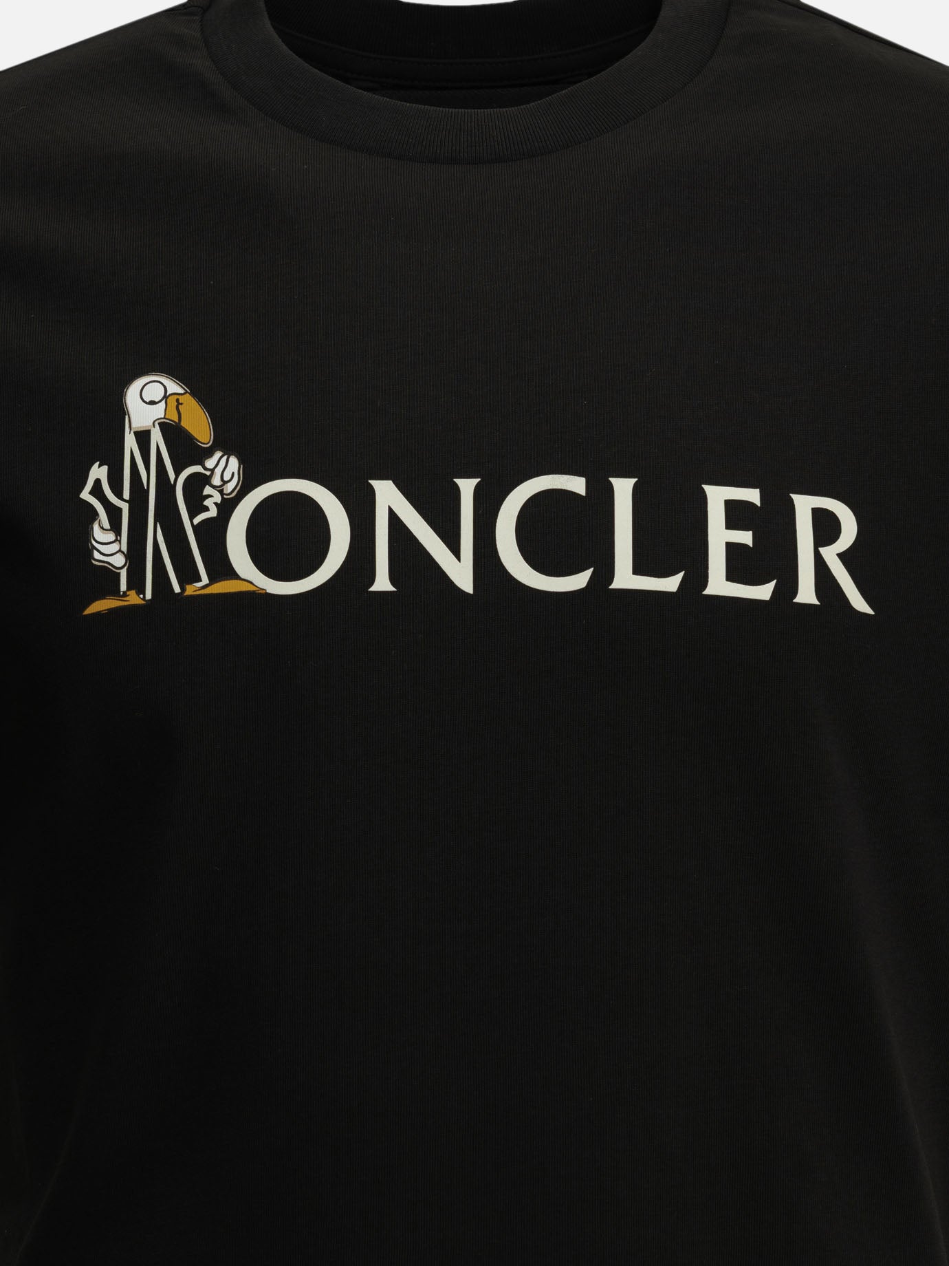 Crewneck t-shirts Logo  Black - Moncler Men | PDP | VIETTI Online Store | Zoom-Modal_3
