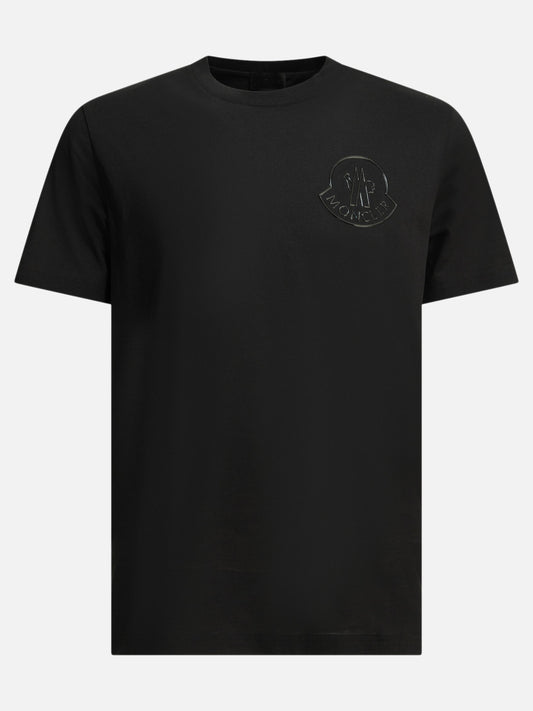 Crewneck t-shirts Logo  Black - Moncler Men | PLP | VIETTI Online Store 
