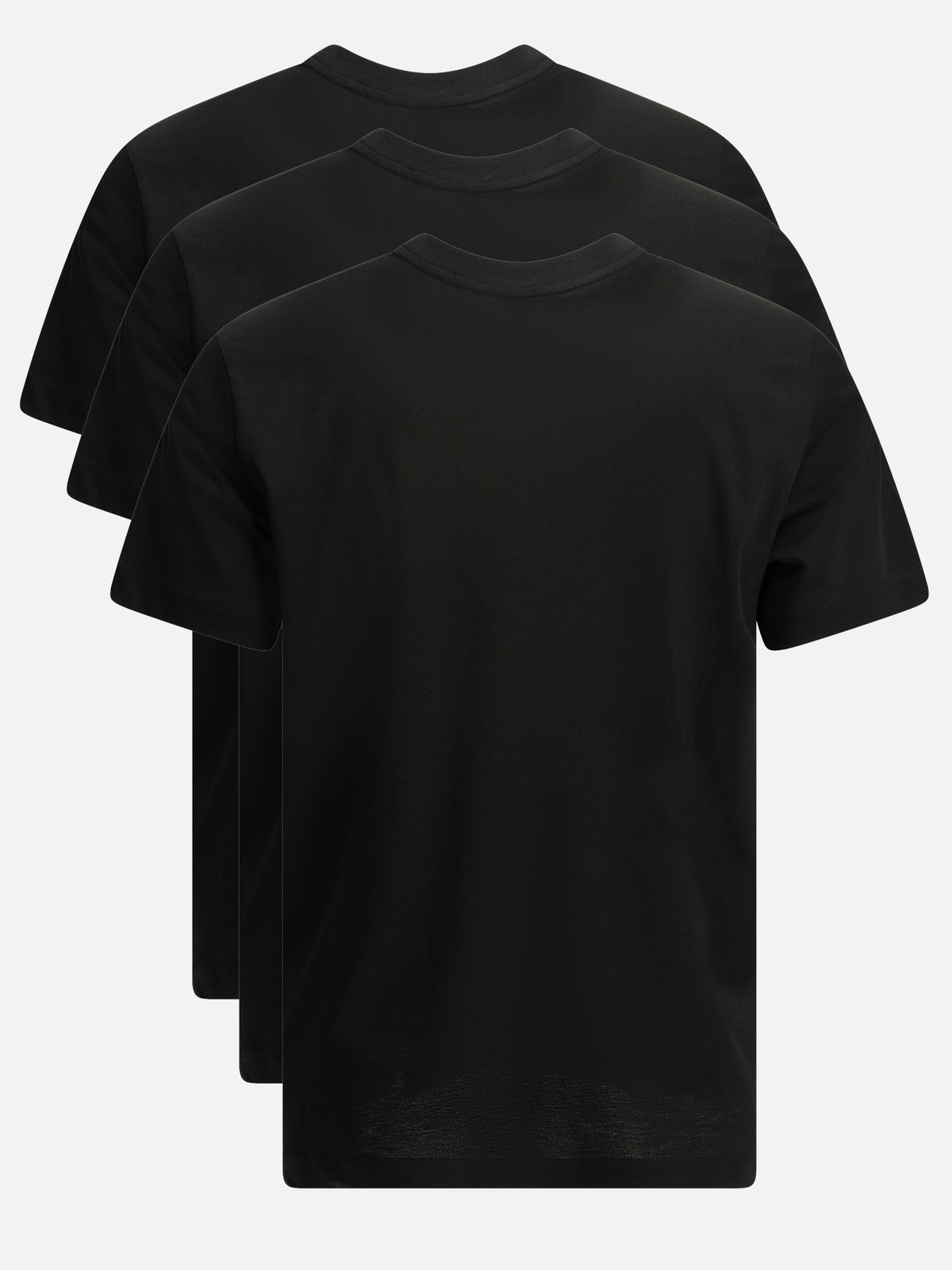 Moncler T-shirt girocollo con logo (set da tre) Nero - VIETTI