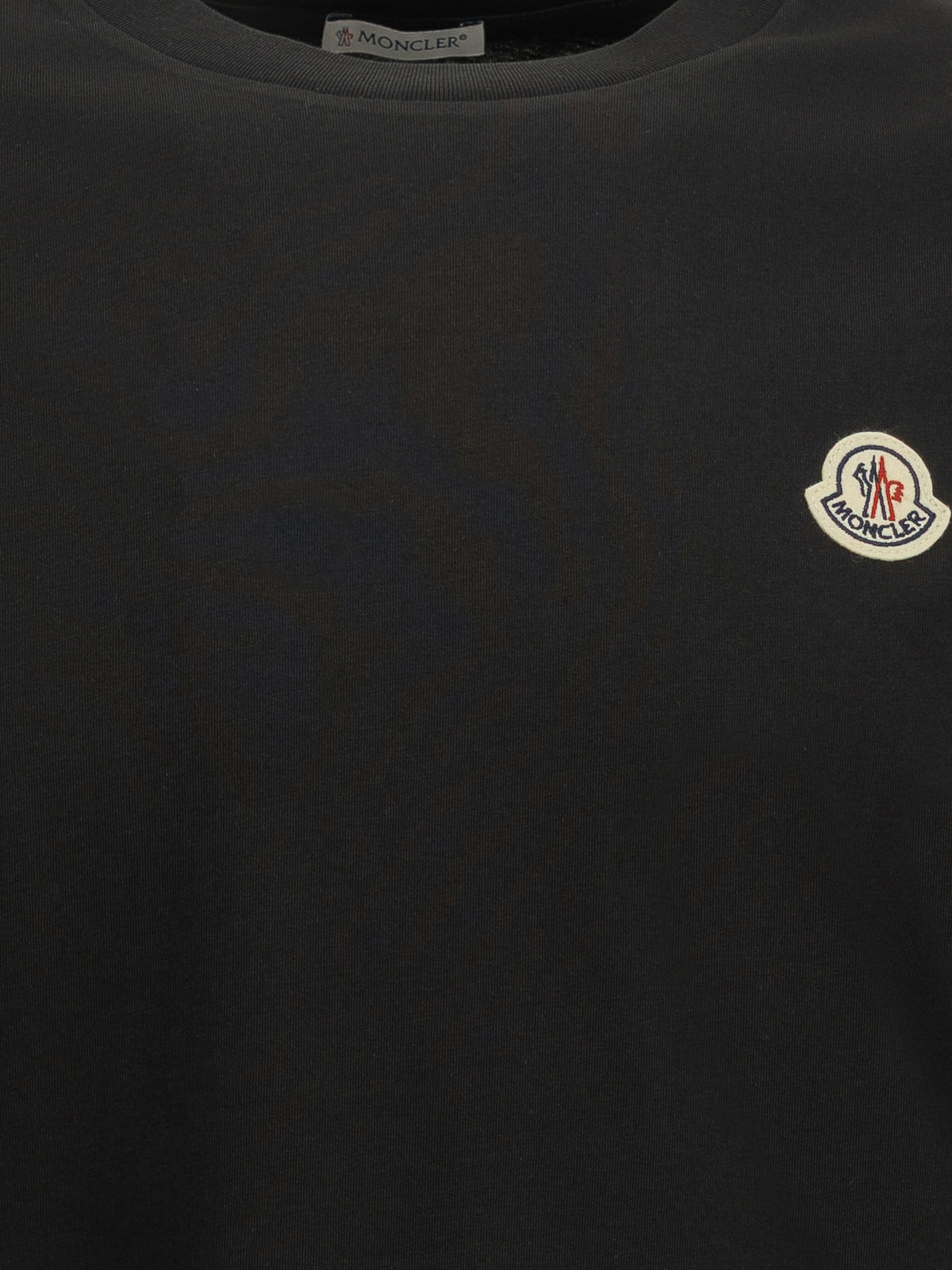 Moncler T-shirt girocollo con logo (set da tre) Nero - VIETTI