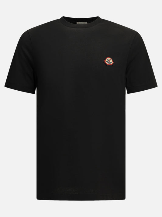 Crewneck t-shirts Logo  Black - Moncler Men | VIETTI Online Store 
