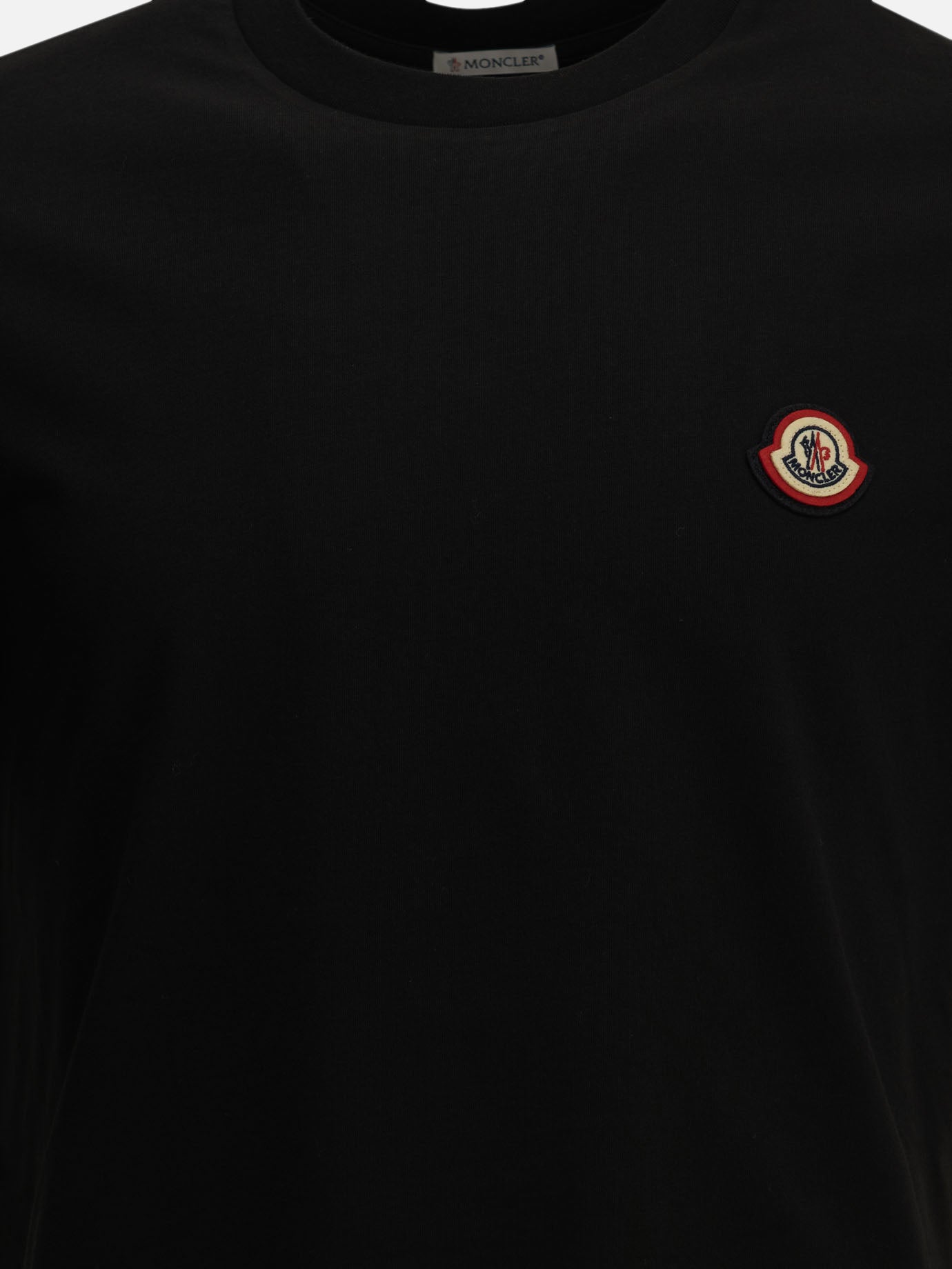 Crewneck t-shirts Logo  Black - Moncler Men | PDP | VIETTI Online Store | Zoom-Modal_3
