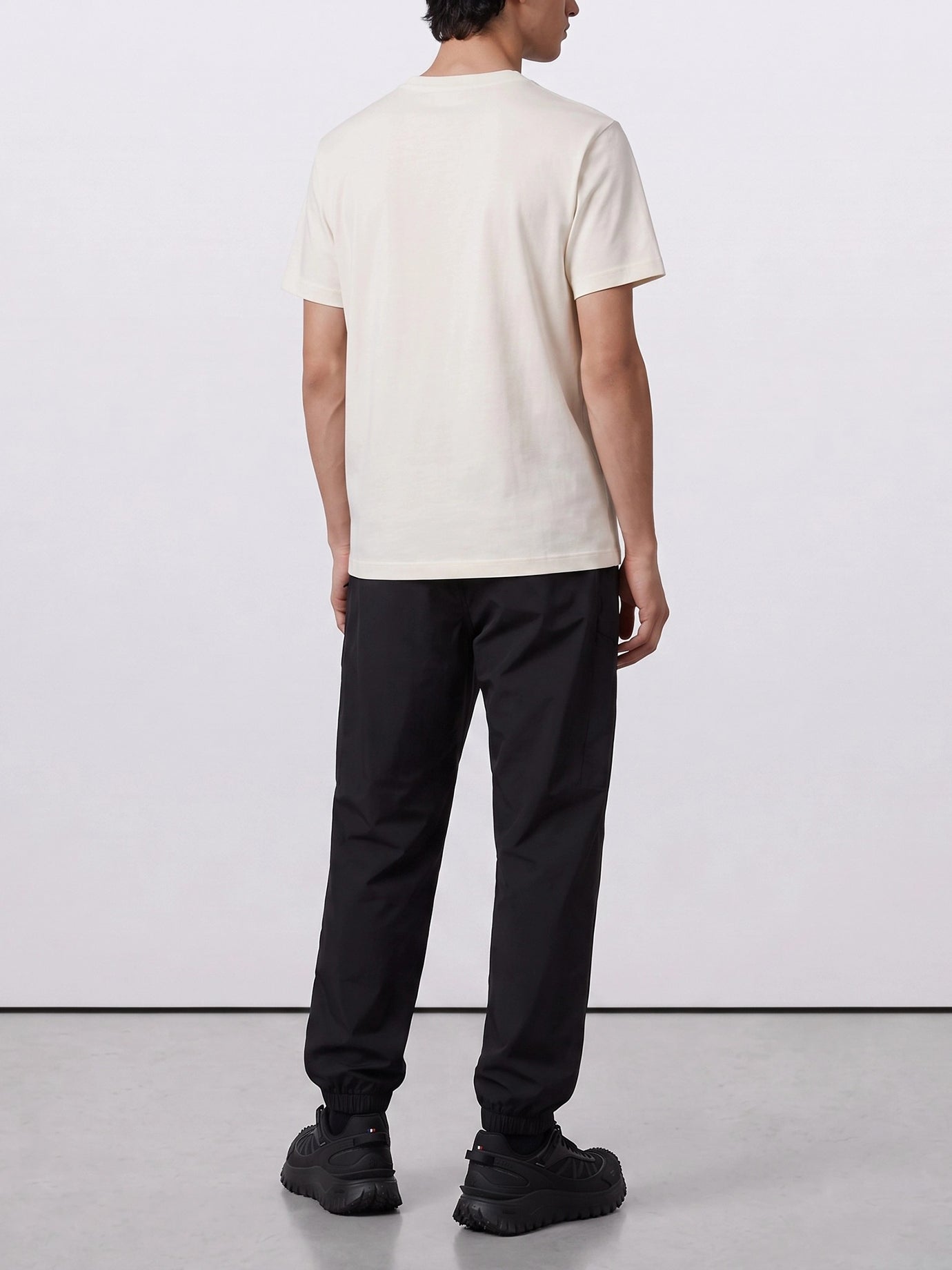 Crewneck t-shirts Logo  Beige - Moncler Men | PDP | VIETTI Online Store | Zoom-Modal_3
