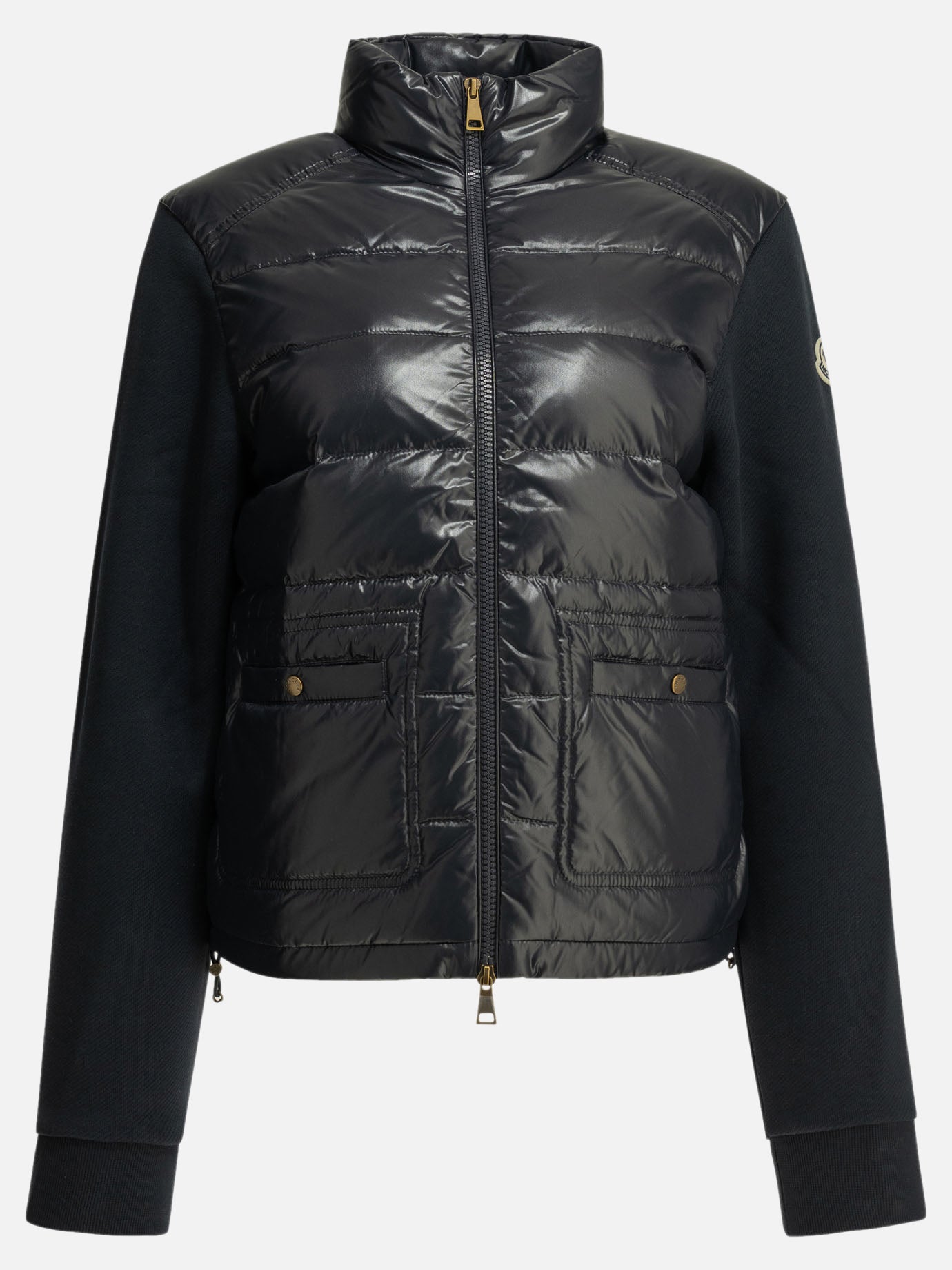 Full zip sweatshirts Logo  Blue - Moncler Women | PDP | VIETTI Online Store | thumbnail
