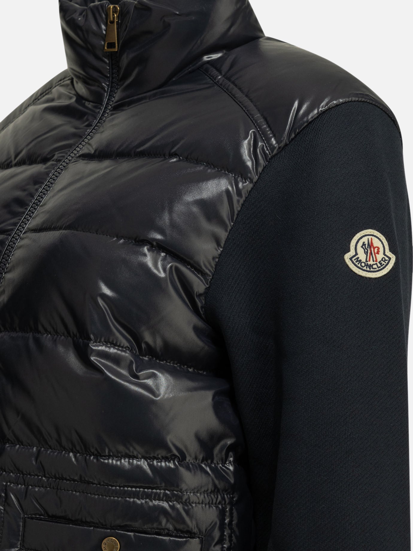 Full zip sweatshirts Logo  Blue - Moncler Women | PDP | VIETTI Online Store | thumbnail_3