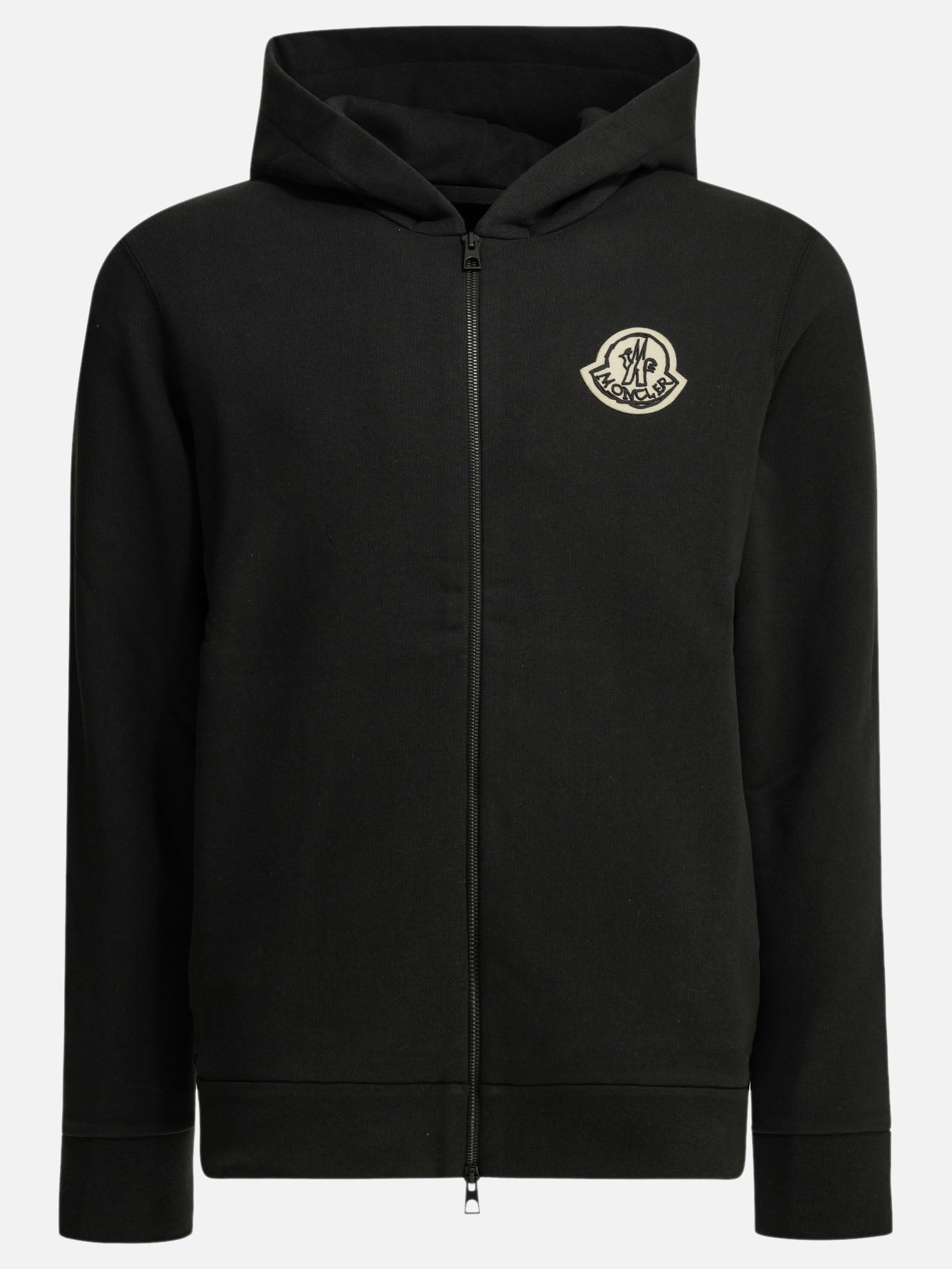 Full zip sweatshirts Logo  Black - Moncler Men | PDP | VIETTI Online Store | Zoom-Modal
