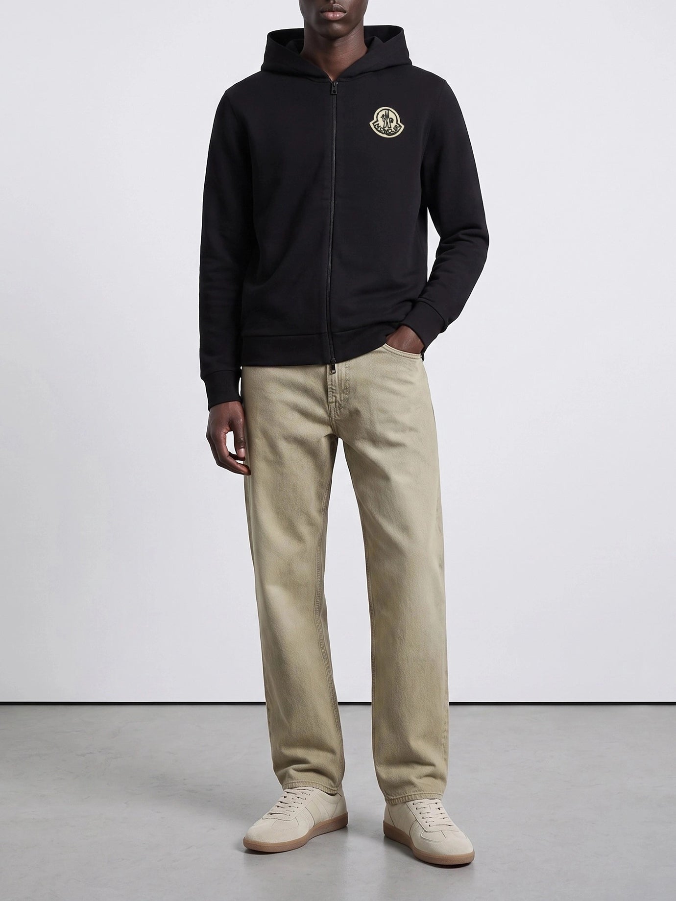 Full zip sweatshirts Logo  Black - Moncler Men | PDP | VIETTI Online Store | thumbnail_5