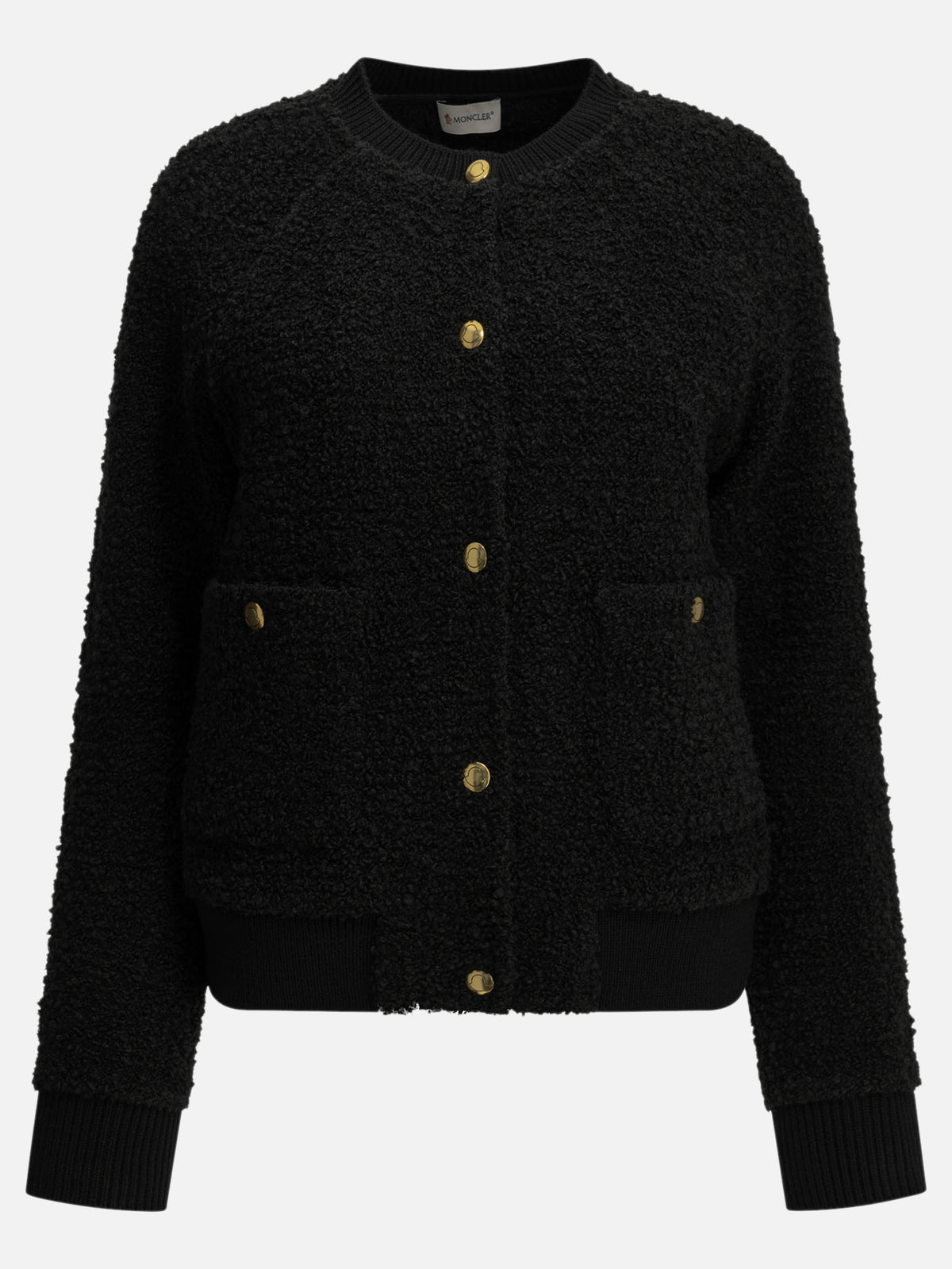 Moncler Wool-blend cardigan Black

