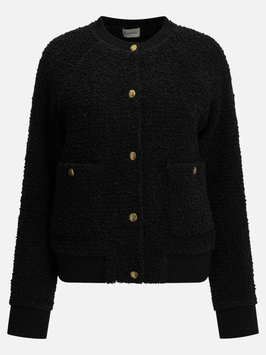 Moncler Wool-blend cardigan Black

