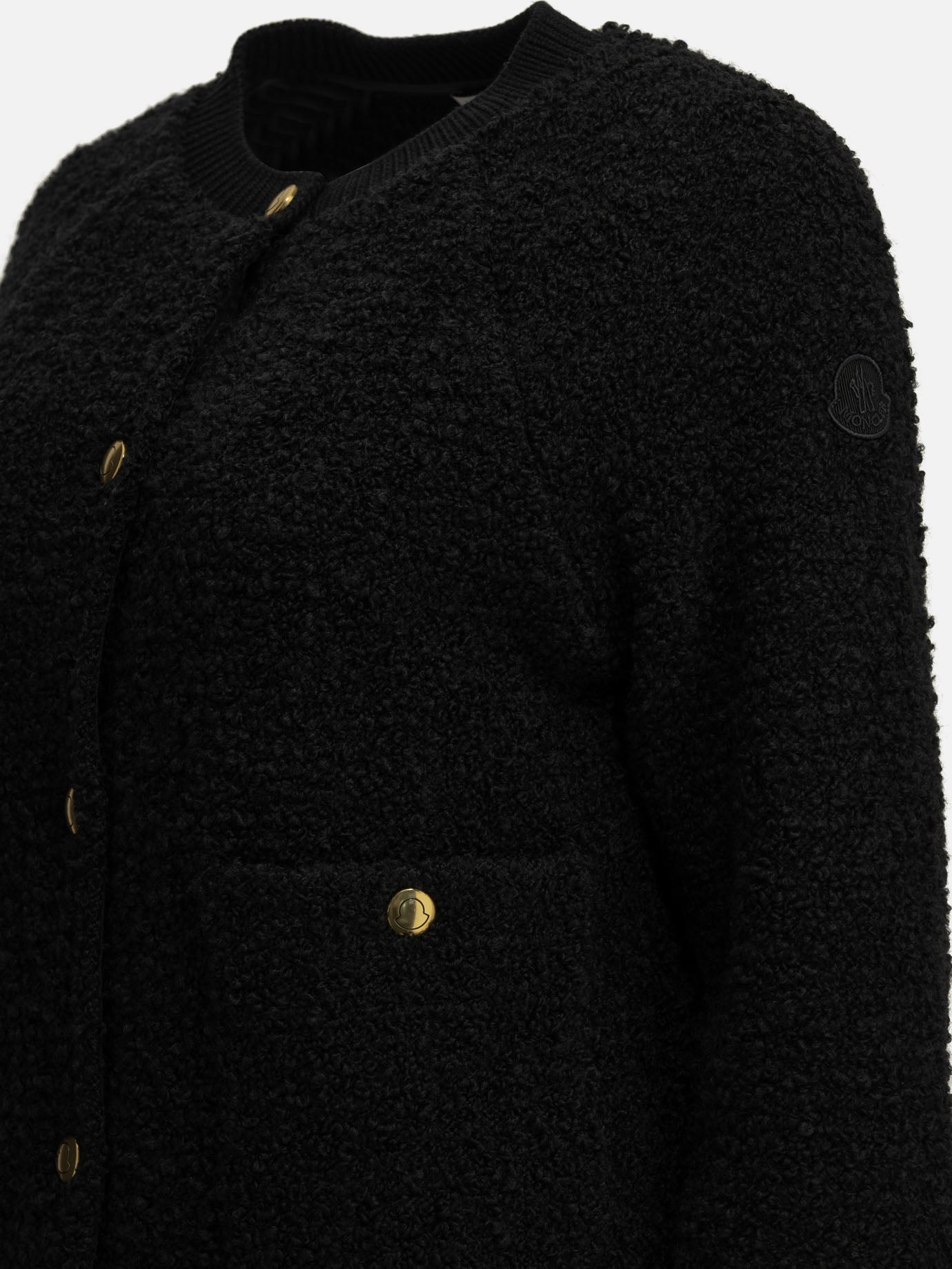 Moncler Wool-blend cardigan Black - VIETTI