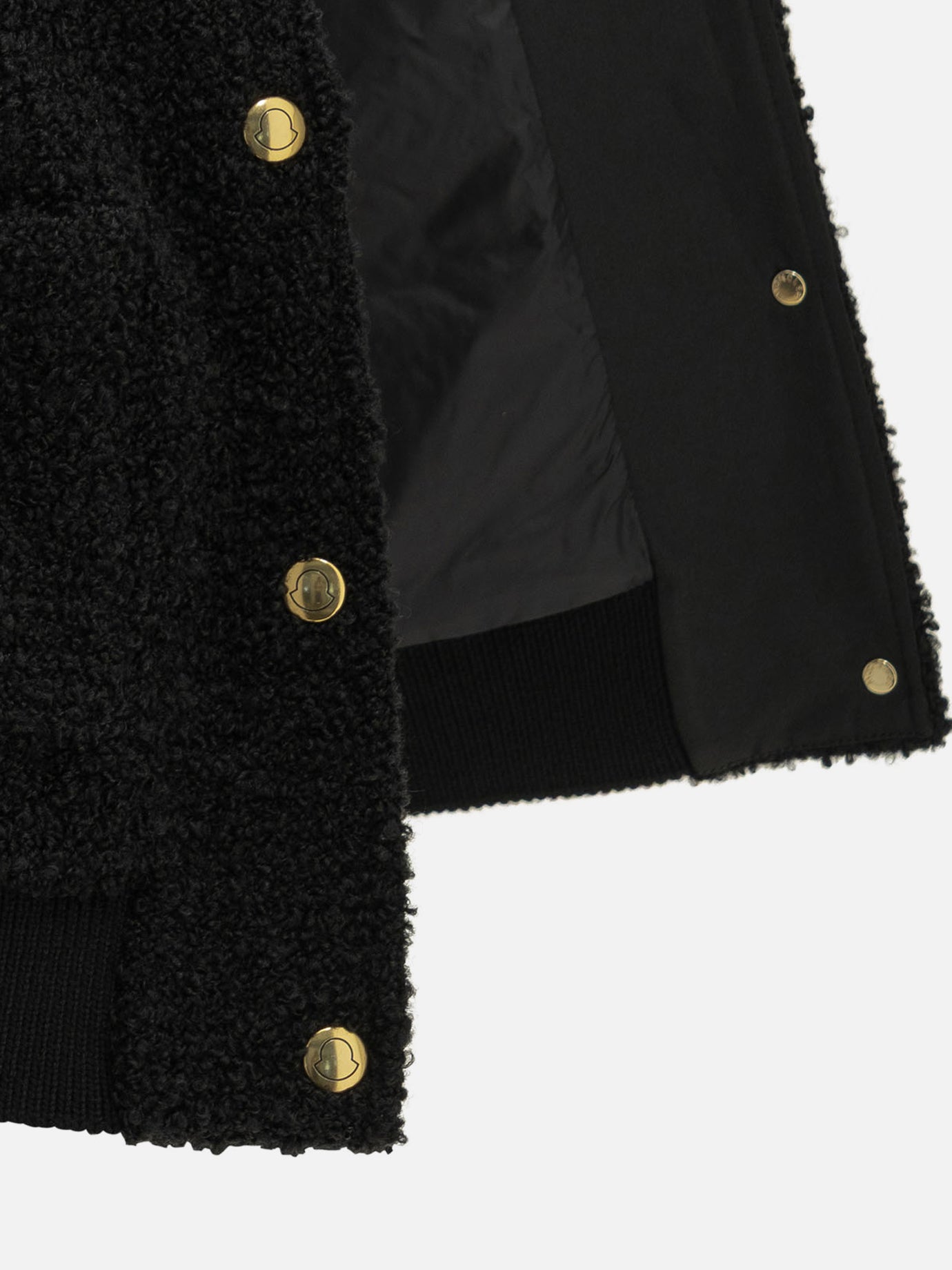 Moncler Wool-blend cardigan Black - VIETTI