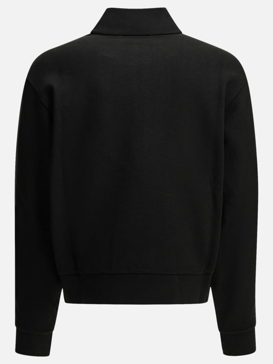 Half zip sweatshirts Logo  Black - Moncler Men | VIETTI Online Store | 2
