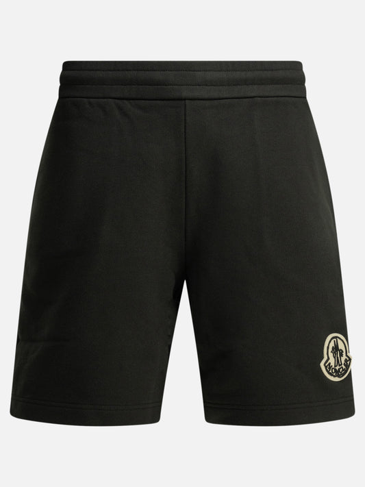 Sweat shorts Logo  Black - Moncler Men | PDP | VIETTI Online Store 
