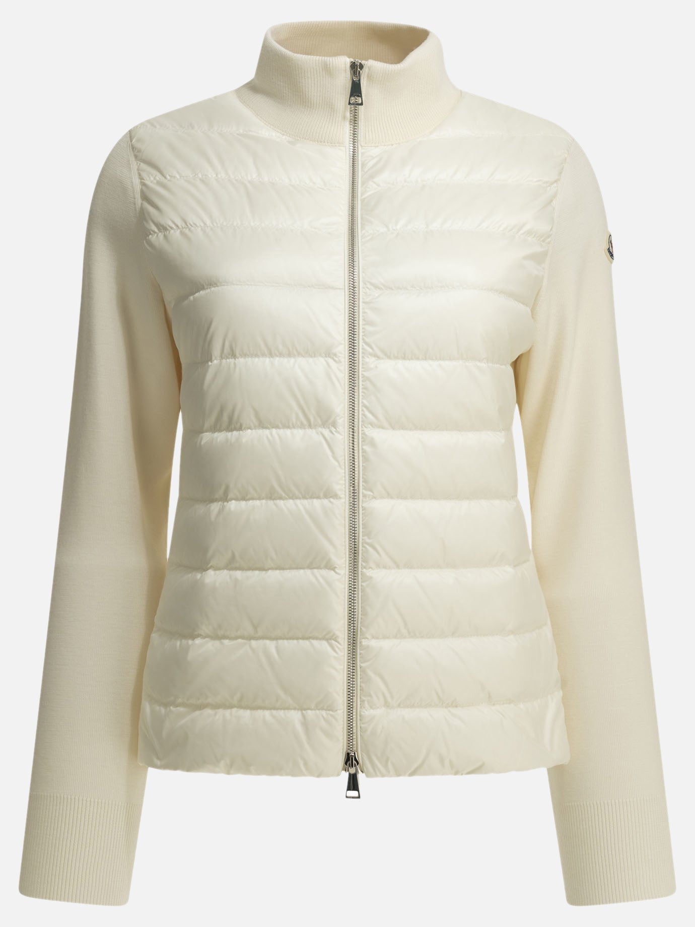 Cardigans Logo  White - Moncler Women | PDP | VIETTI Online Store | thumbnail
