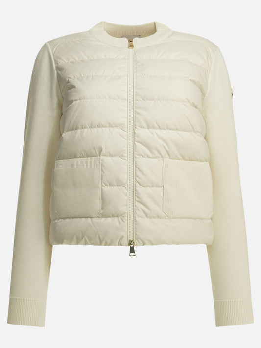 Cardigans Solid colour  White - Moncler Women | PDP | VIETTI Online Store 

