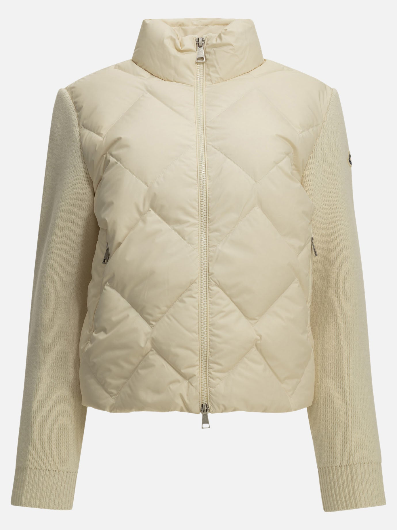 Cardigans Logo  White - Moncler Women | PDP | VIETTI Online Store | thumbnail