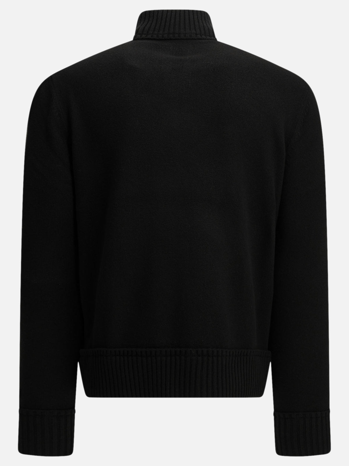 Moncler Padded wool cardigan Black

