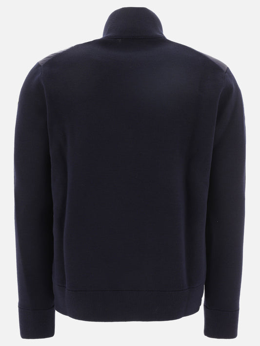 Cardigans Logo  Blue - Moncler Men | PDP | VIETTI Online Store | 2
