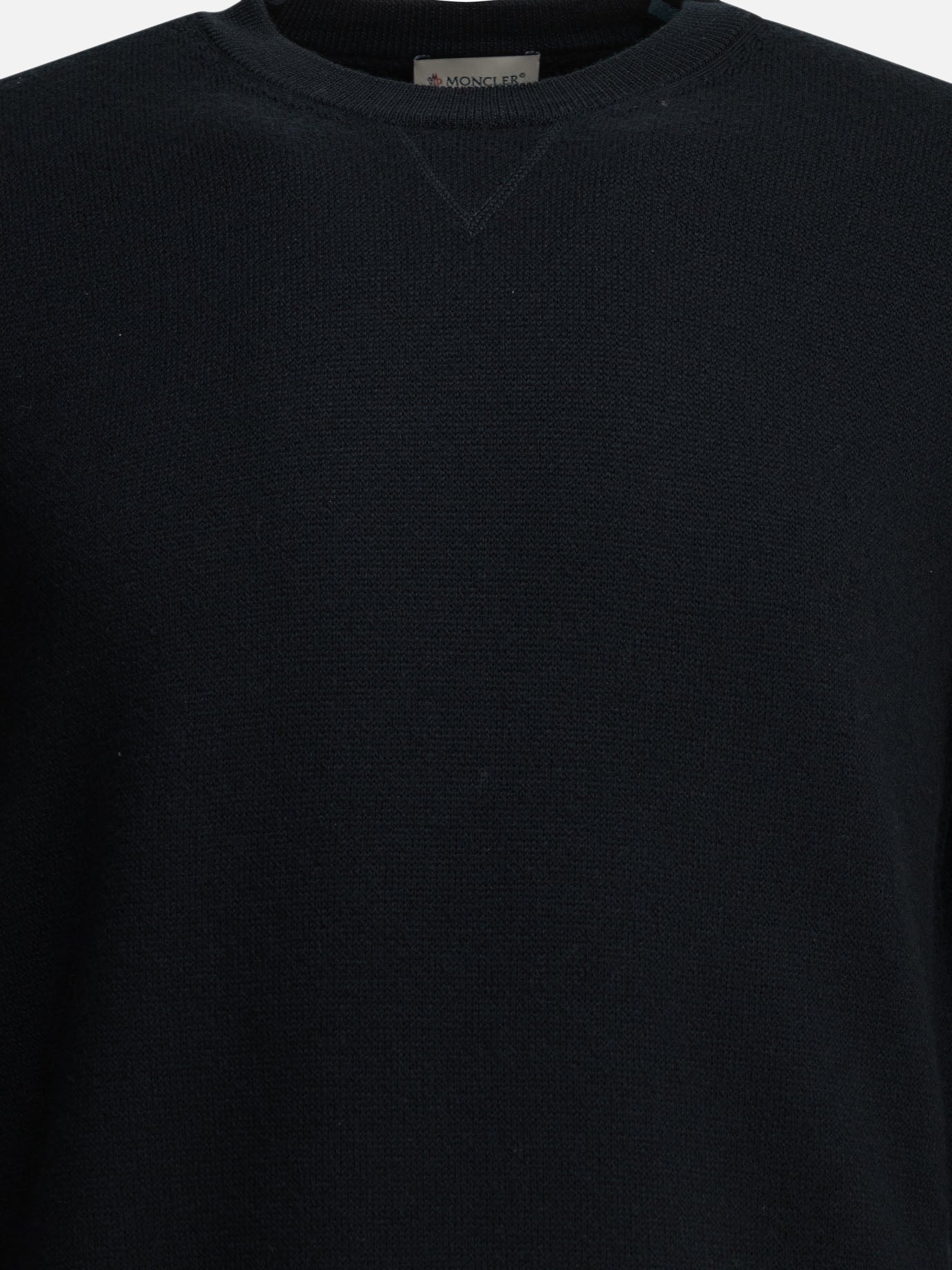 Crewneck sweaters Logo  Blue - Moncler Men | PDP | VIETTI Online Store | Zoom-Modal_3
