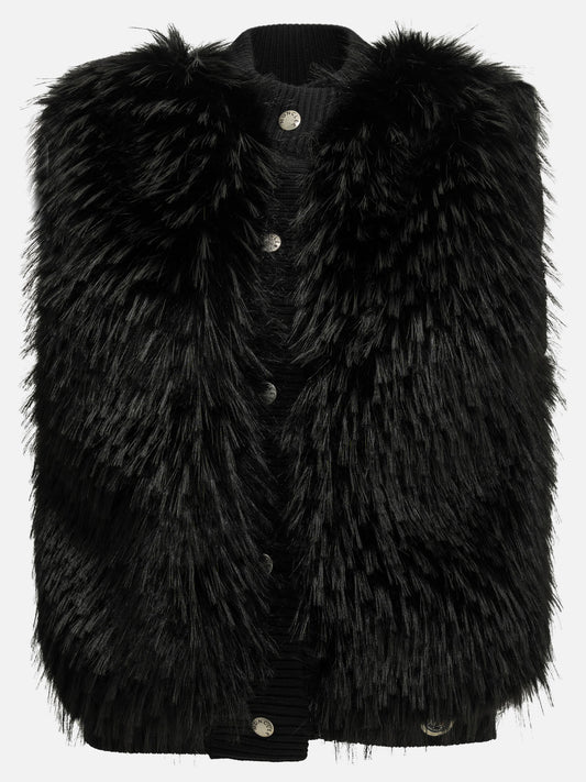Moncler Padded Sleeveless Jacket Black

