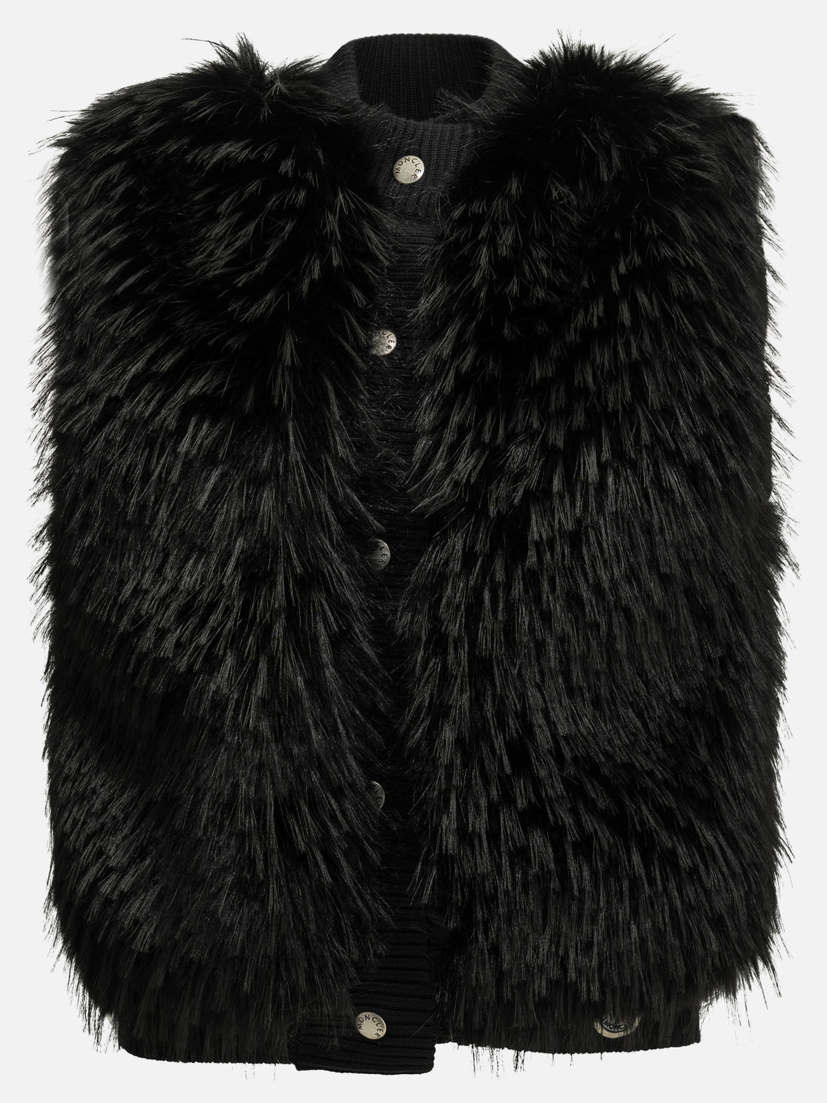 Moncler Padded Sleeveless Jacket Black