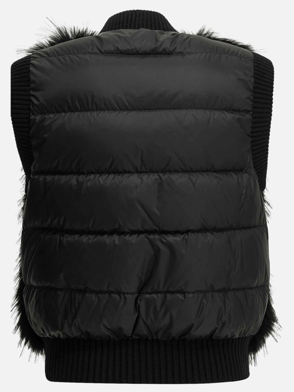 Moncler Padded Sleeveless Jacket Black - VIETTI