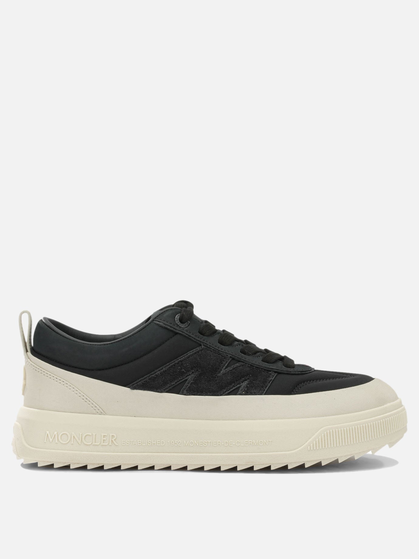 Low top sneakers 100% nylon - 100% elastodiene  Black - Moncler Men | PDP | VIETTI Online Store | Zoom-Modal
