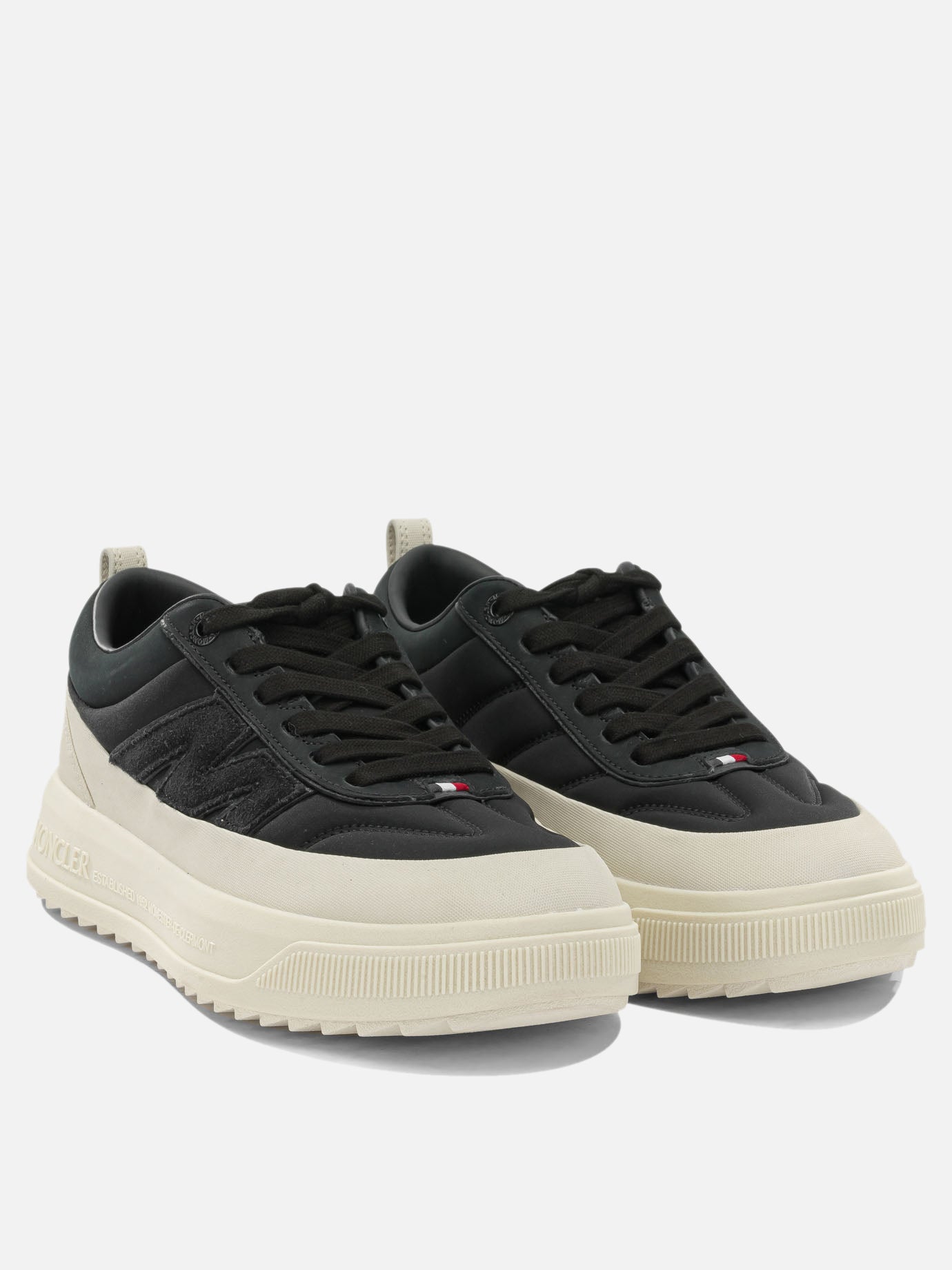 Low top sneakers 100% nylon - 100% elastodiene  Black - Moncler Men | PDP | VIETTI Online Store | thumbnail_2
