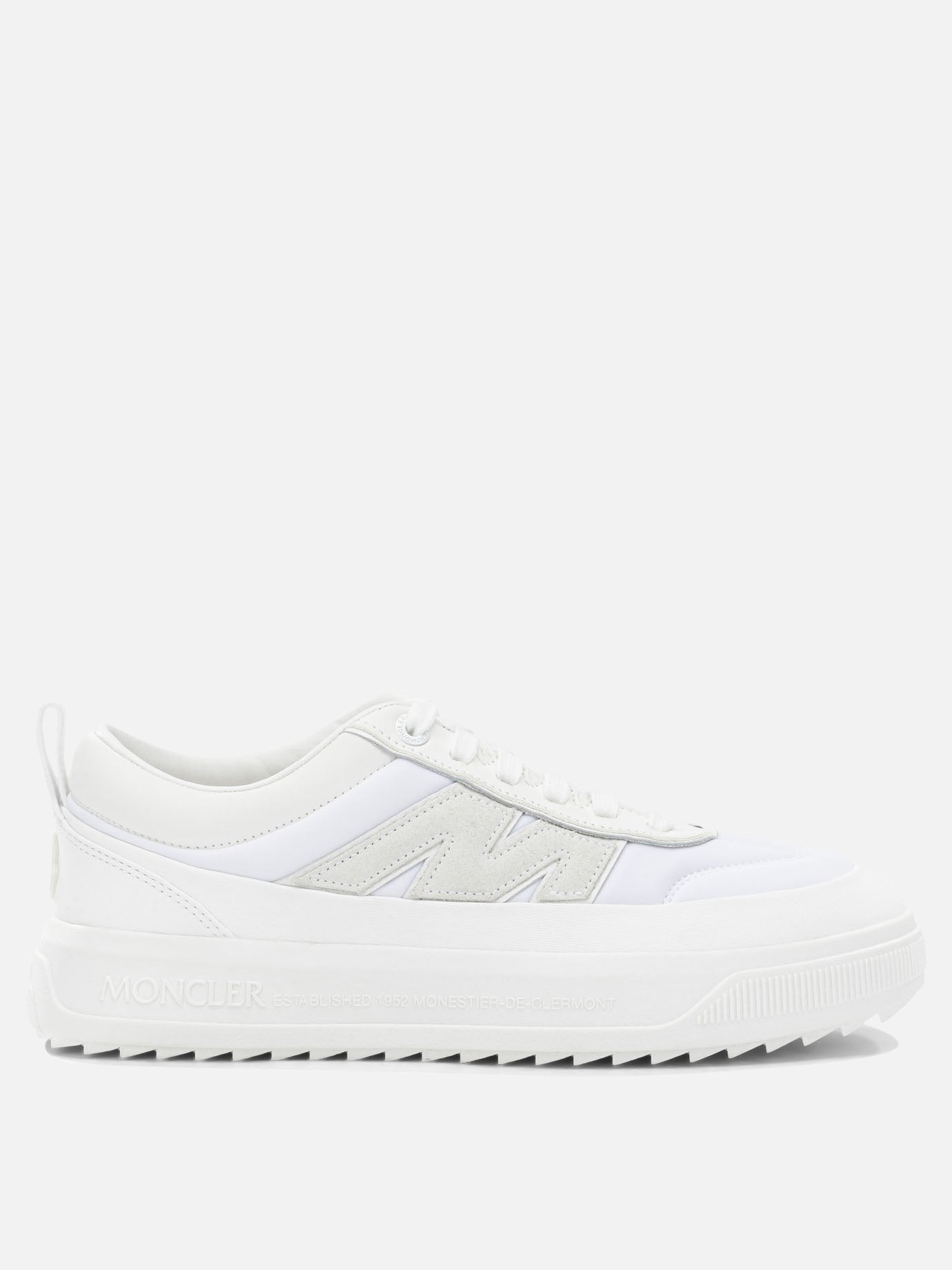 Low top sneakers 100% nylon - 100% elastodiene  White - Moncler Men | PDP | VIETTI Online Store | thumbnail