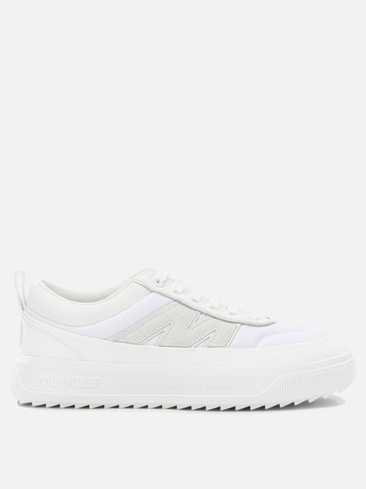 Low top sneakers 100% nylon - 100% elastodiene  White - Moncler Men | PDP | VIETTI Online Store 
