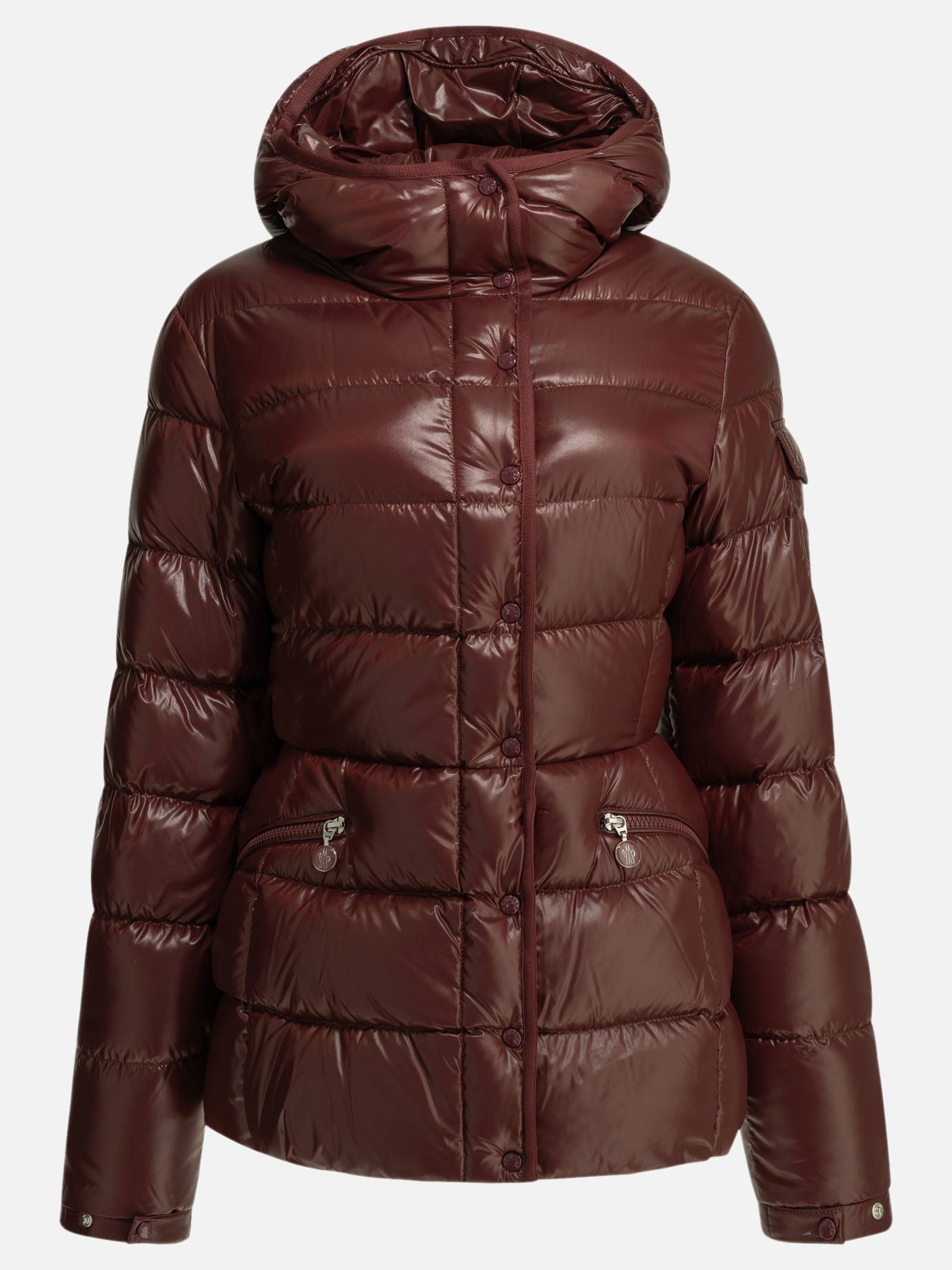 Down jackets Logo  Bordeaux - Moncler Women | PDP | VIETTI Online Store | Zoom-Modal
