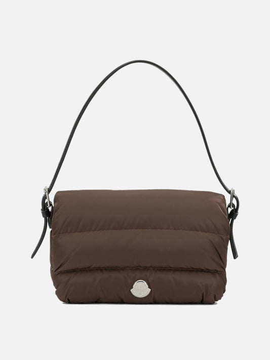 Moncler "Caradoc" Small Shoulder Bag Brown

