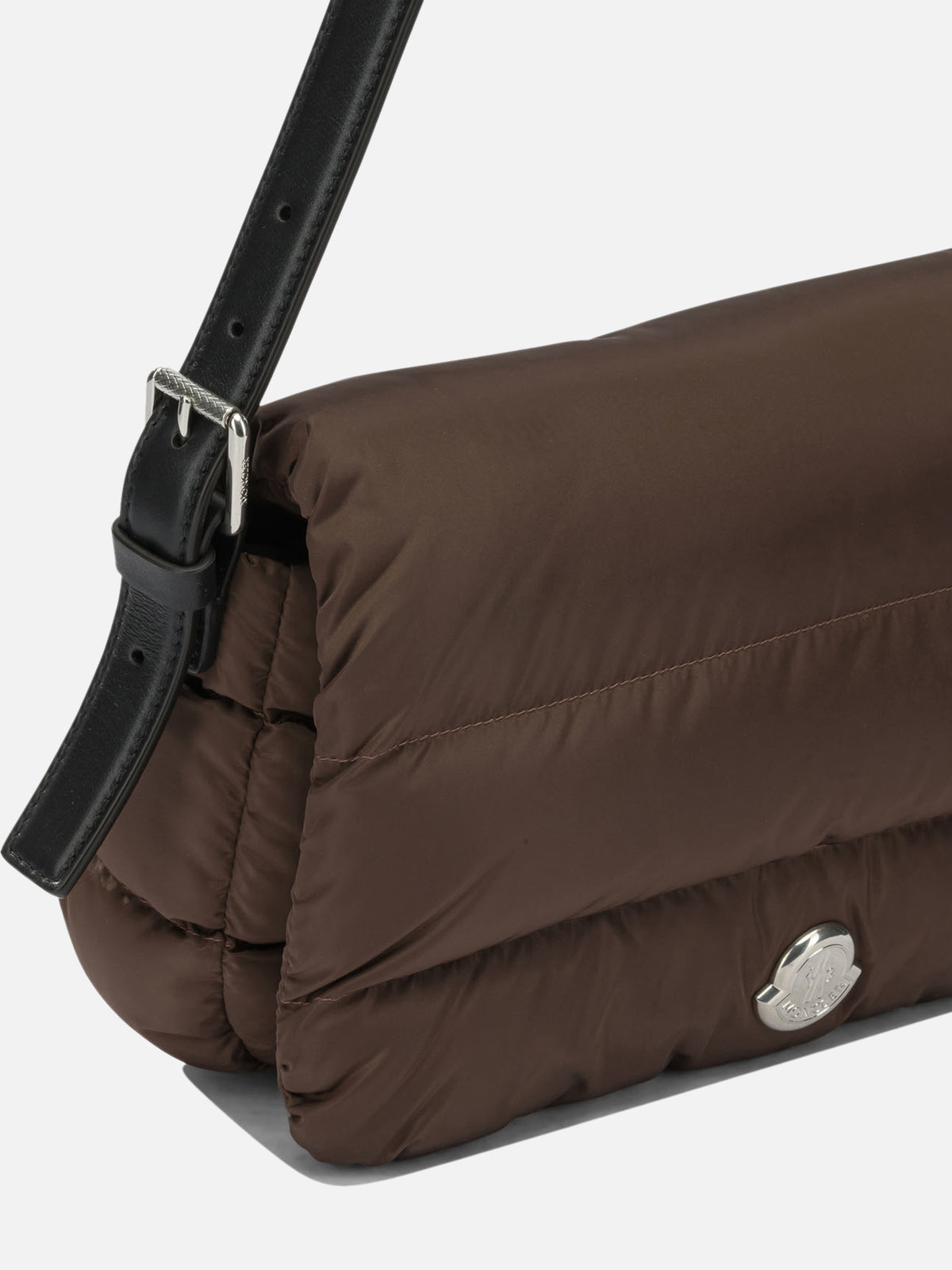 Moncler "Caradoc" Small Shoulder Bag Brown


