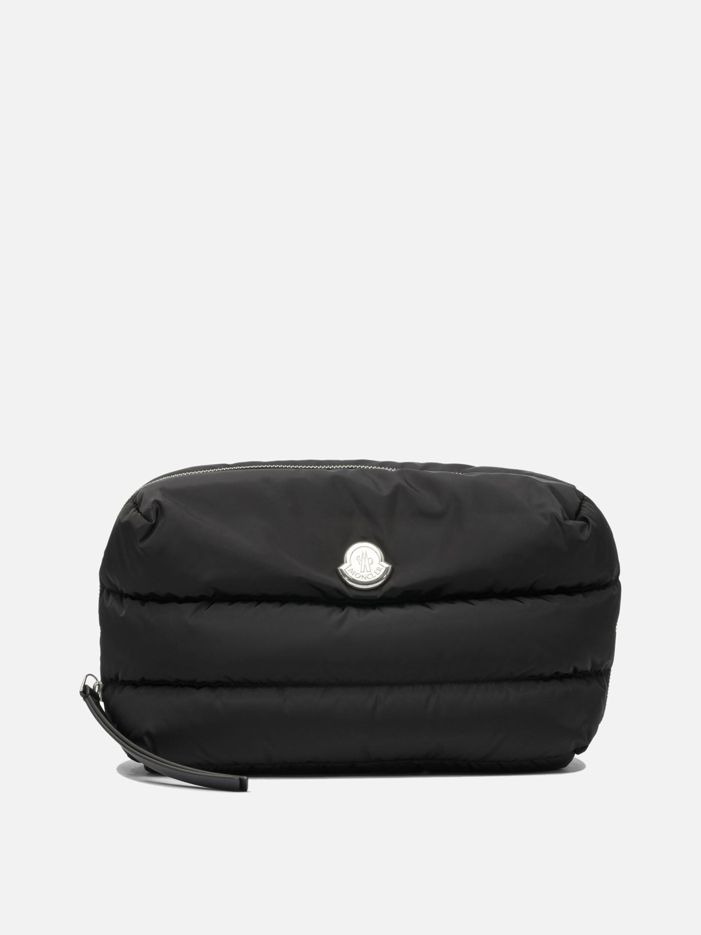 Pouch 100% polyamide - Lining: 95% cotton 5% acrylic - Padding: 90% down 10% feather  Black - Moncler Men | PDP | VIETTI Online Store | thumbnail