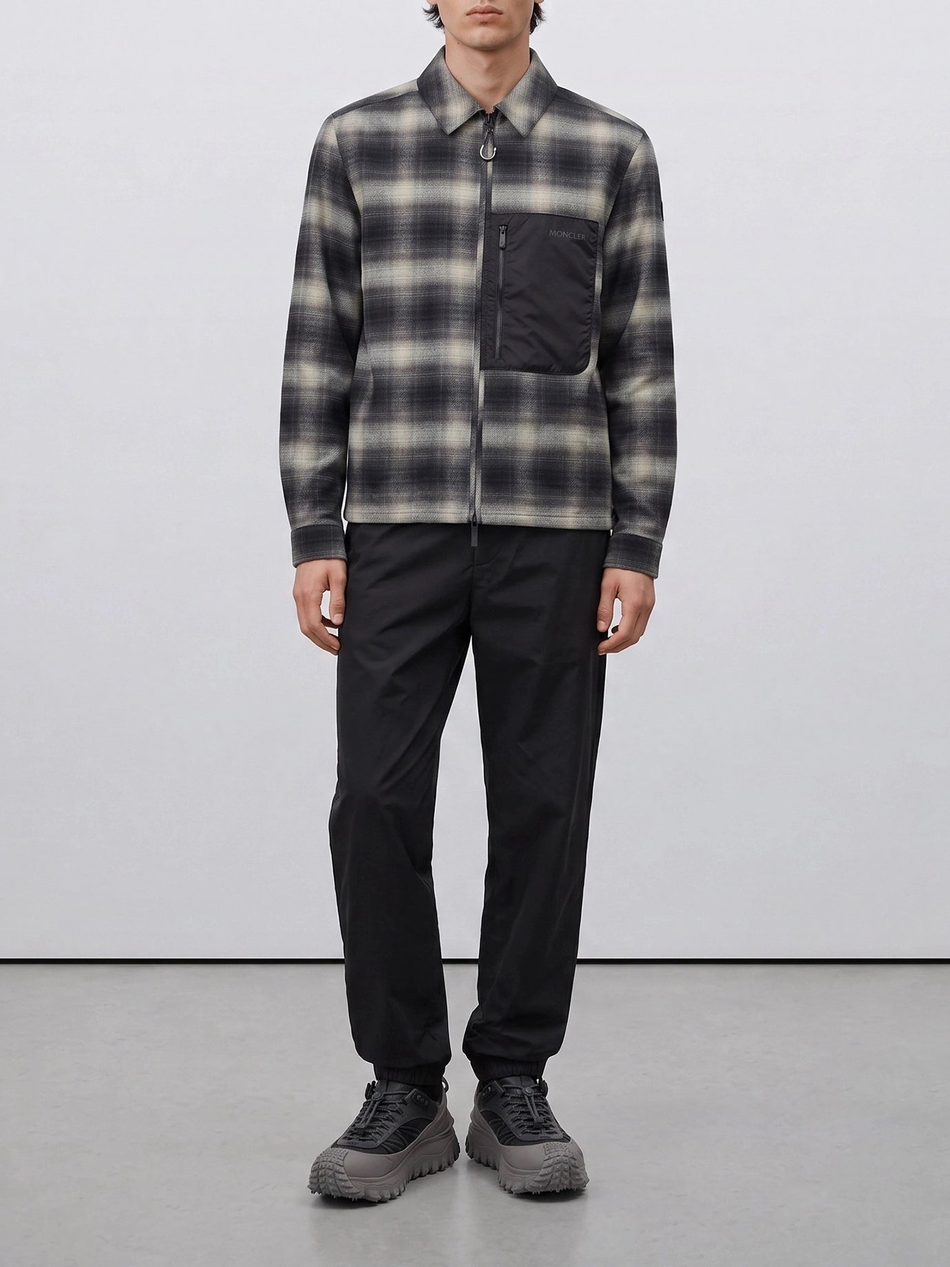 Overshirt jackets Logo  Black - Moncler Men | PDP | VIETTI Online Store | thumbnail_2