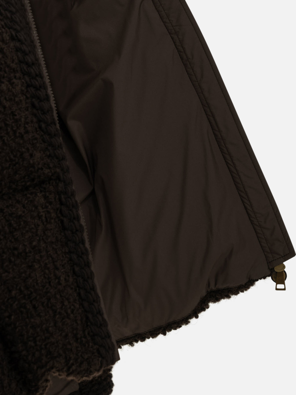Moncler "Cristallin" Short Down Jacket Brown

