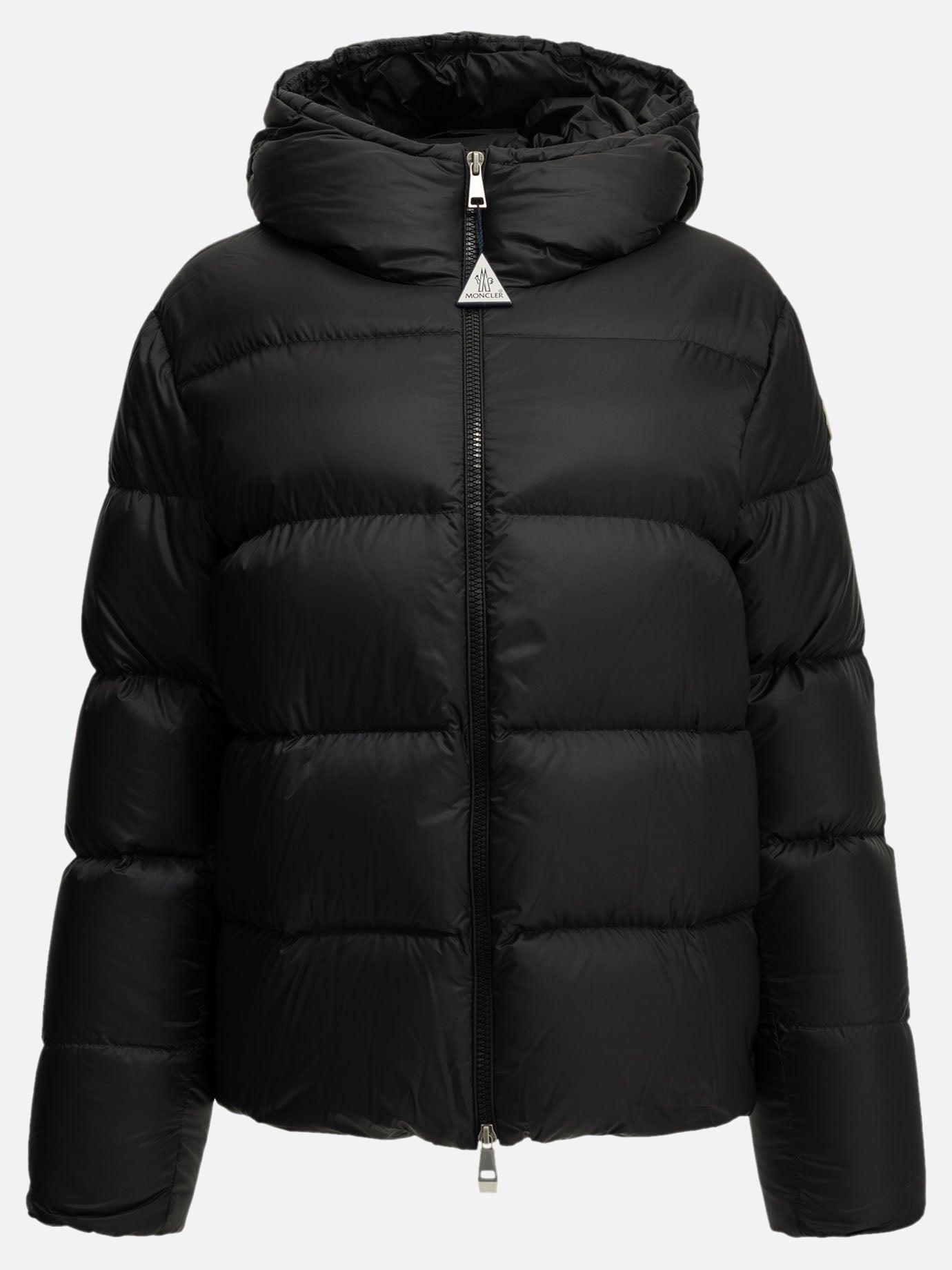 Down jackets Logo  Black - Moncler Women | PDP | VIETTI Online Store | Zoom-Modal
