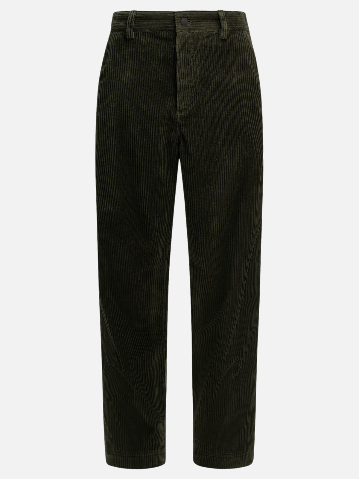 Moncler Grenoble Casual corduroy pants Green - VIETTI